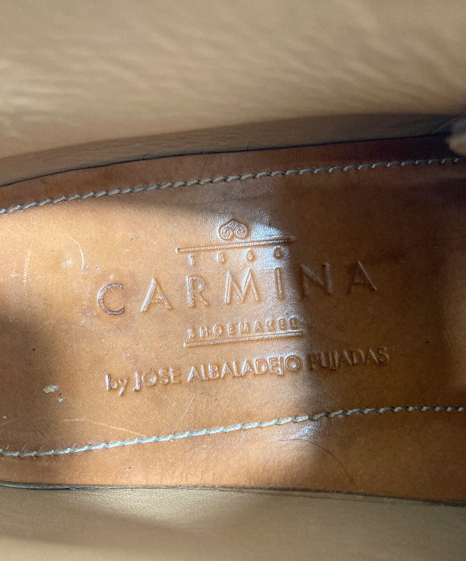 中古・古着通販】CARMINA (カルミナ) チャッカブーツ ブラウン サイズ