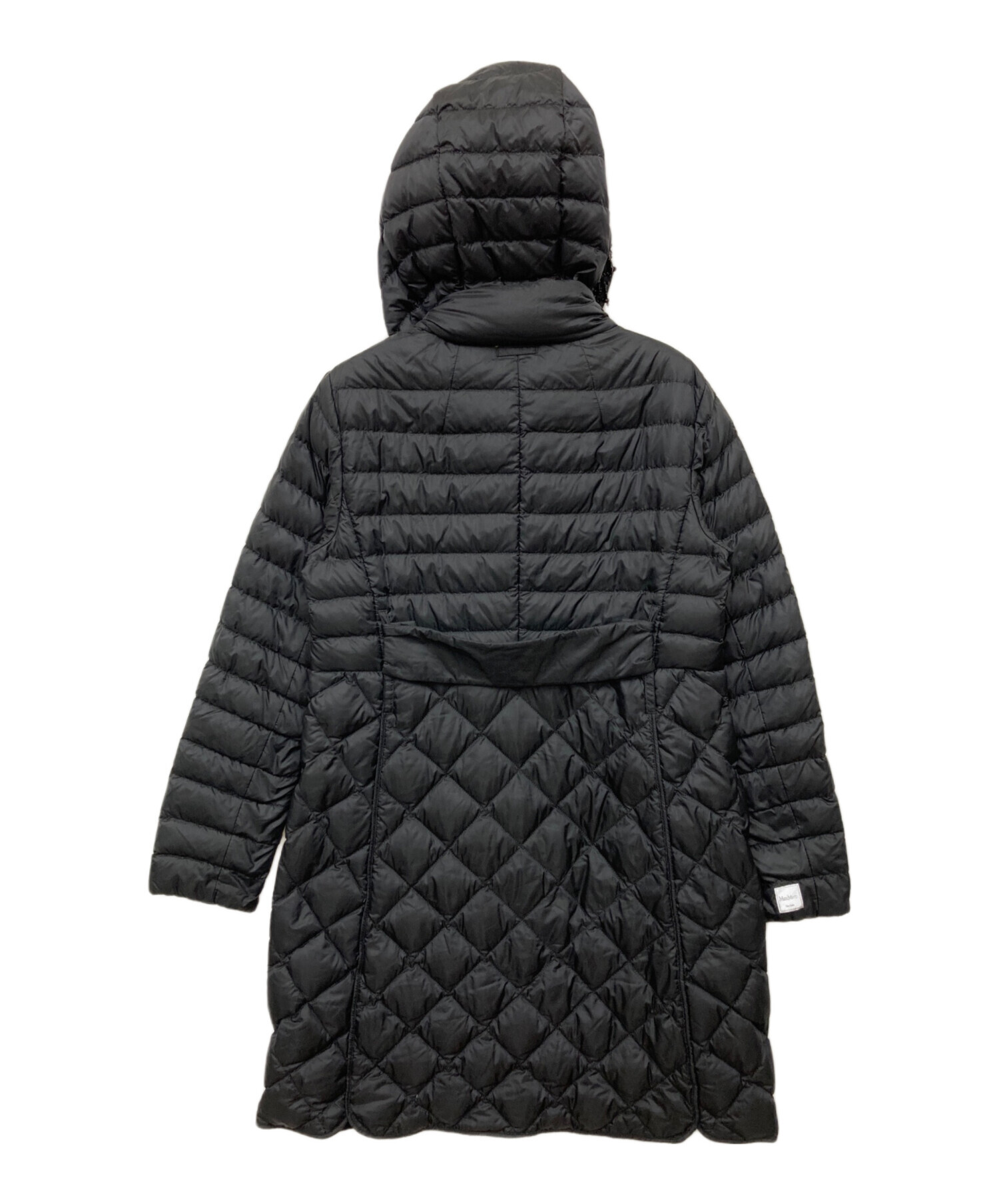 中古・古着通販】MaxMara (マックスマーラ) ダウンコート ブラック 