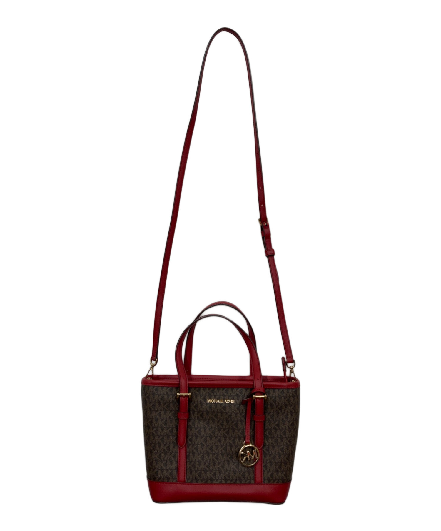 中古・古着通販】MICHAEL KORS (マイケルコース) 2WAYバッグ レッド