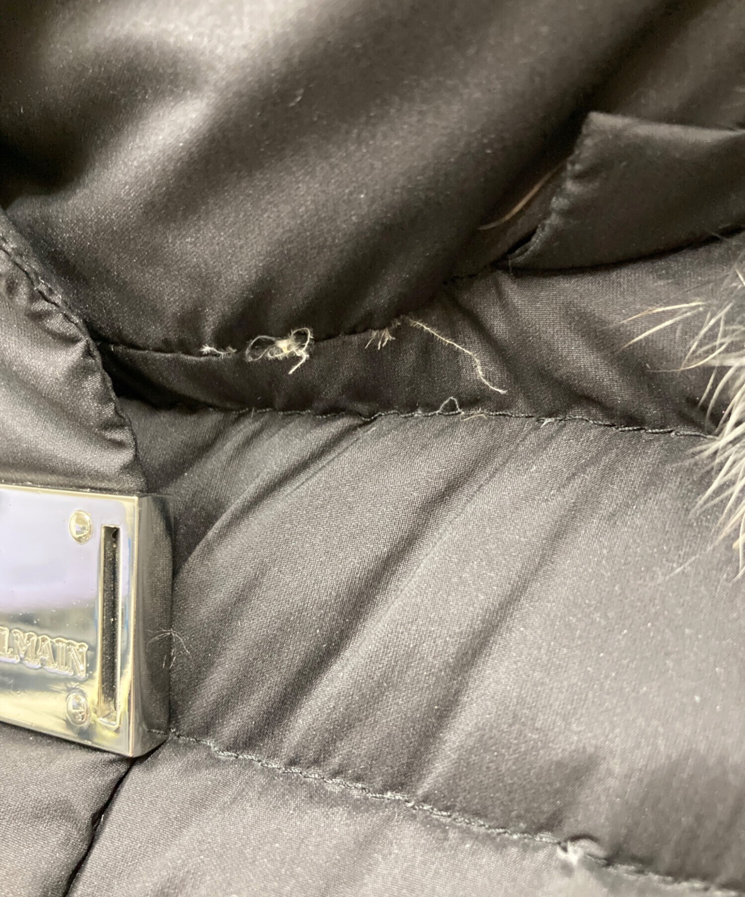 中古・古着通販】BALMAIN (バルマン) フォックスファー付きダウン