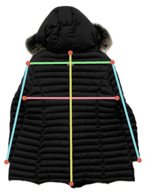 中古・古着通販】BALMAIN (バルマン) フォックスファー付きダウン