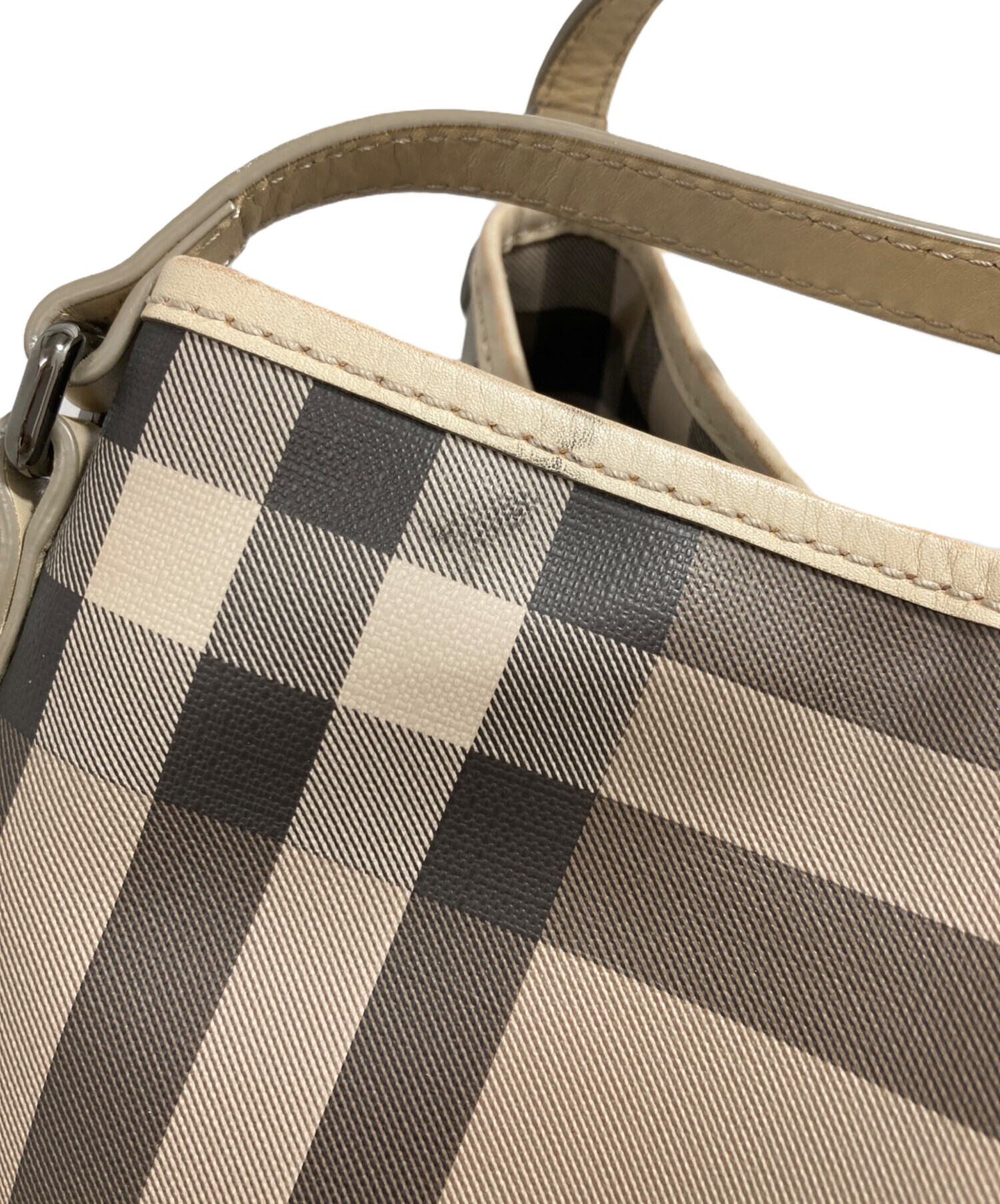 中古・古着通販】BURBERRY (バーバリー) ノバチェック ハンドバッグ