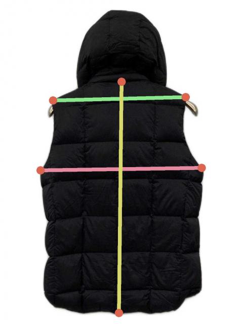 中古・古着通販】TATRAS (タトラス) INDIVIA ダウンベスト ブラック