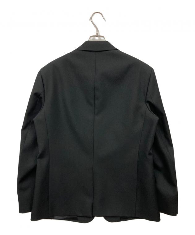 PRADA プラダ テーラード ジャケット ブラック 黒 48 ＝ 日本人 L 中古・古着通販】PRADA (プラダ) 袖タグデザインテーラードジャケット