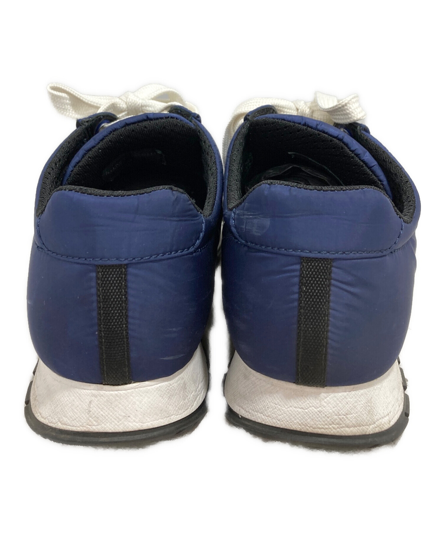 中古・古着通販】PRADA (プラダ) スニーカー ネイビー サイズ:37