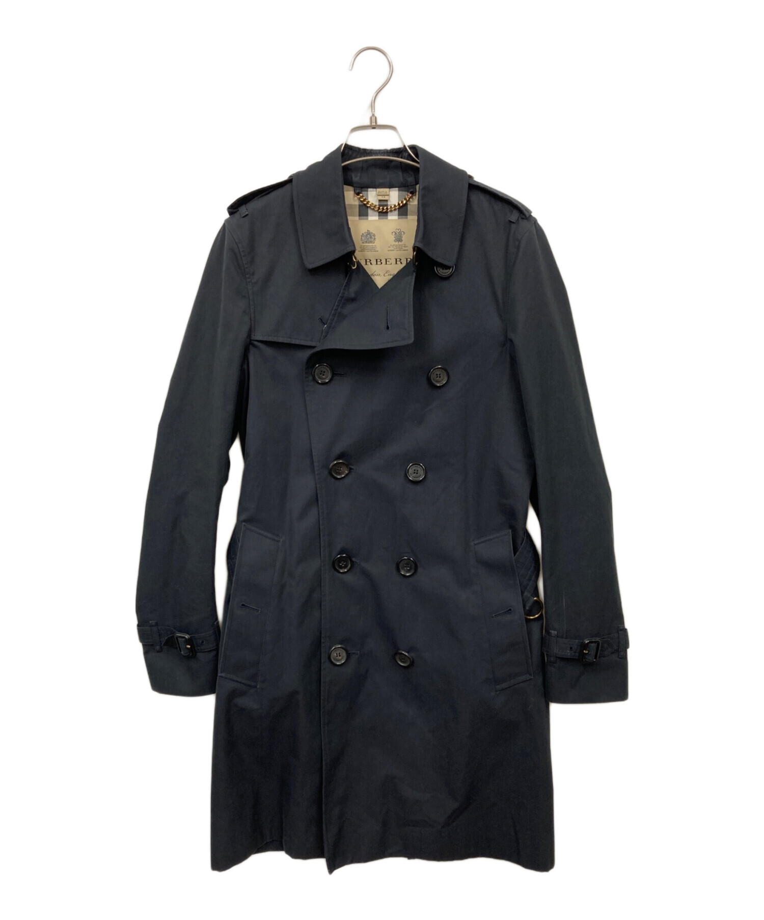 中古・古着通販】BURBERRY (バーバリー) トレンチコート ネイビー