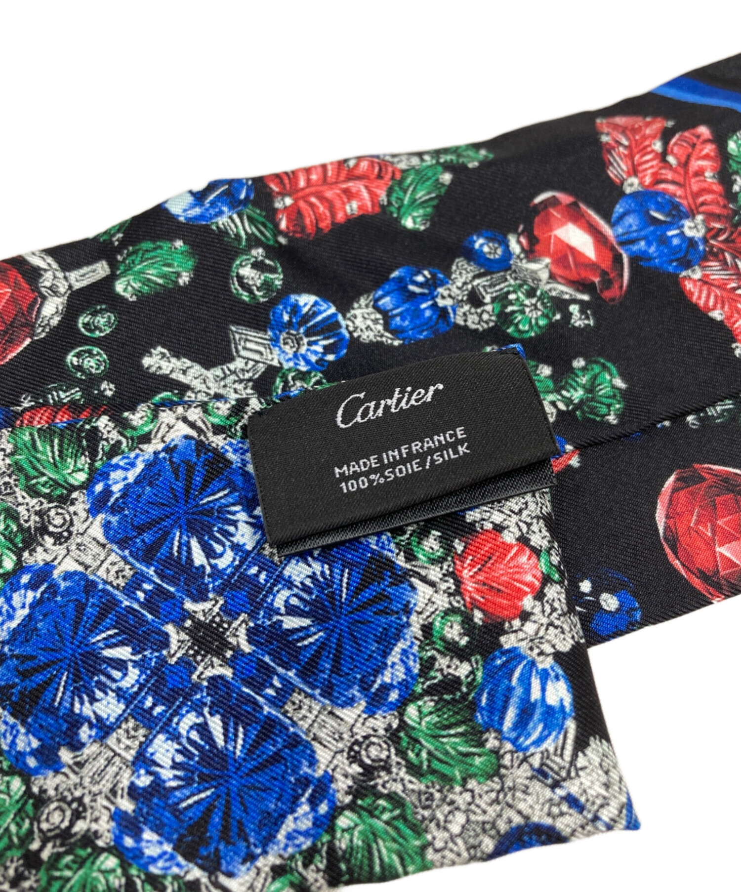 中古・古着通販】Cartier (カルティエ) スカーフ ブラック｜ブランド