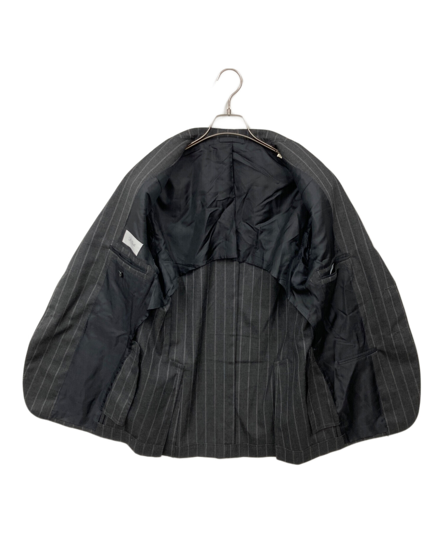 de petrillo デペトリロ ネイビー 3ピース スーツ サイズ48ベスト 中古・古着通販】De Petrillo (デペトリロ) スーツ グレー サイズ:48