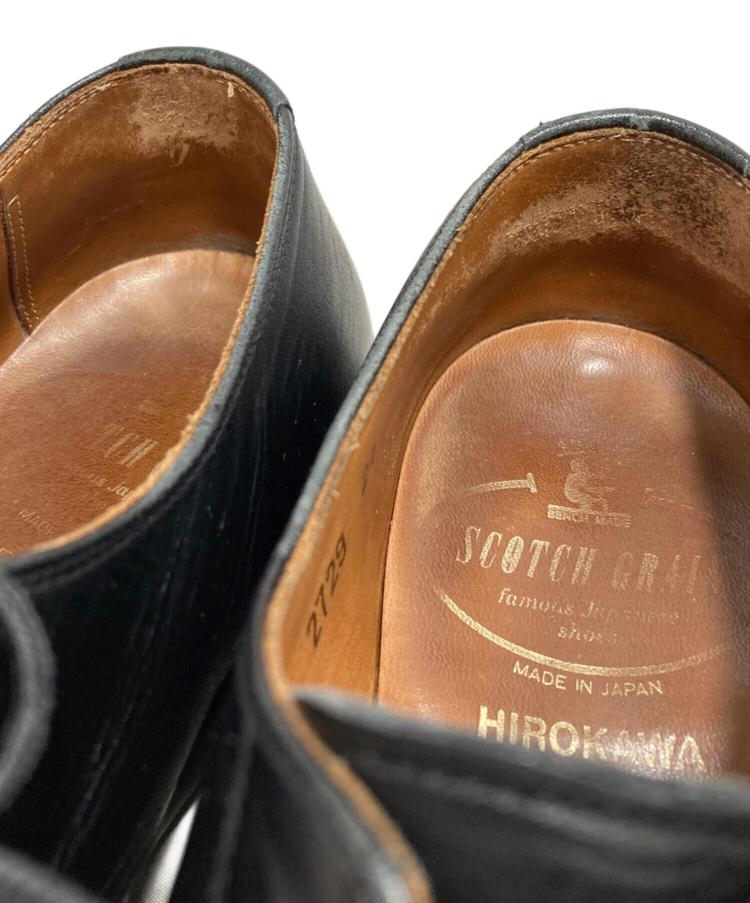 SCOTCH GRAIN Uチップ レザーシューズ ブラウン　未使用　26.5 中古・古着通販】SCOTCH GRAIN (スコッチグレイン) Uチップレザー