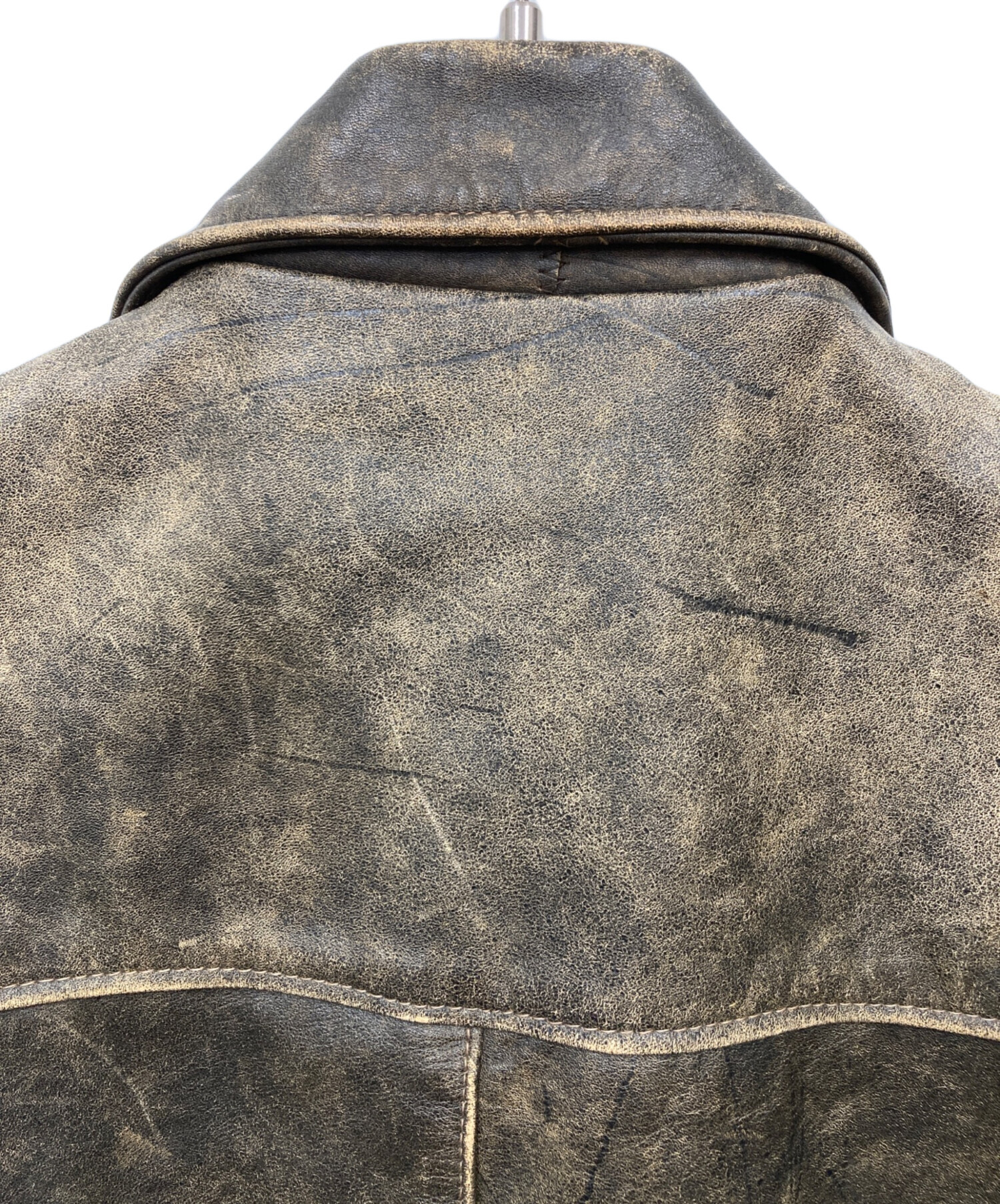中古・古着通販】Schott (ショット) レザージャケット ブラウン サイズ