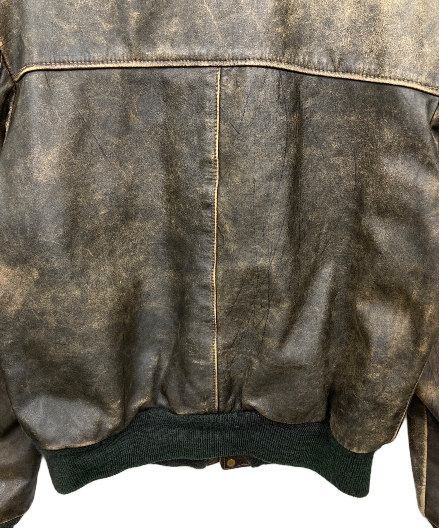 中古・古着通販】Schott (ショット) レザージャケット ブラウン サイズ