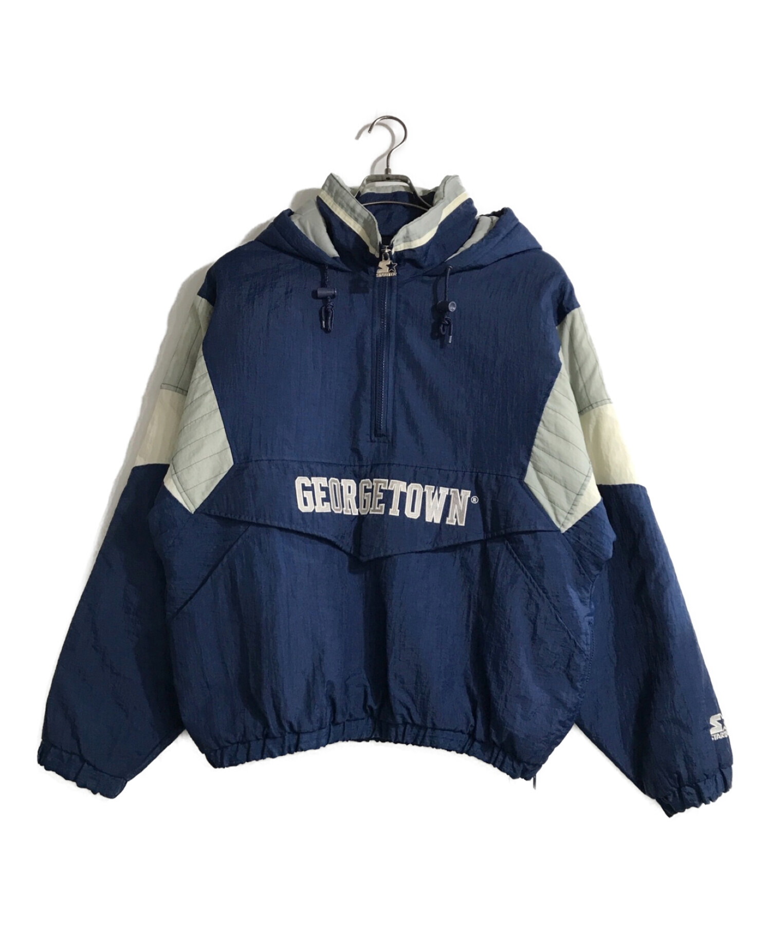 中古・古着通販】STARTER (スターター) アノラックパーカー ネイビー