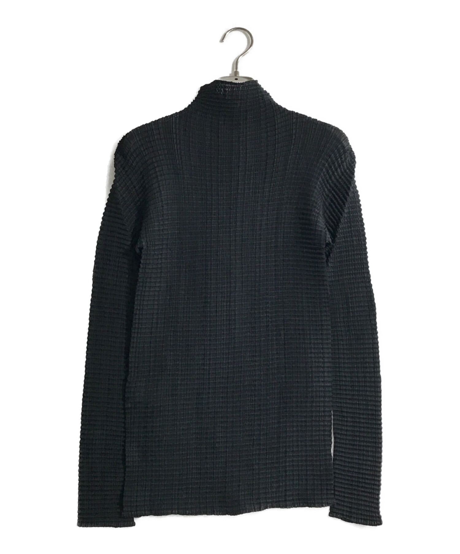 ISSEY MIYAKE ハイネックプリーツ M 中古・古着通販】ISSEY MIYAKE (イッセイミヤケ) ハイネックプリーツ
