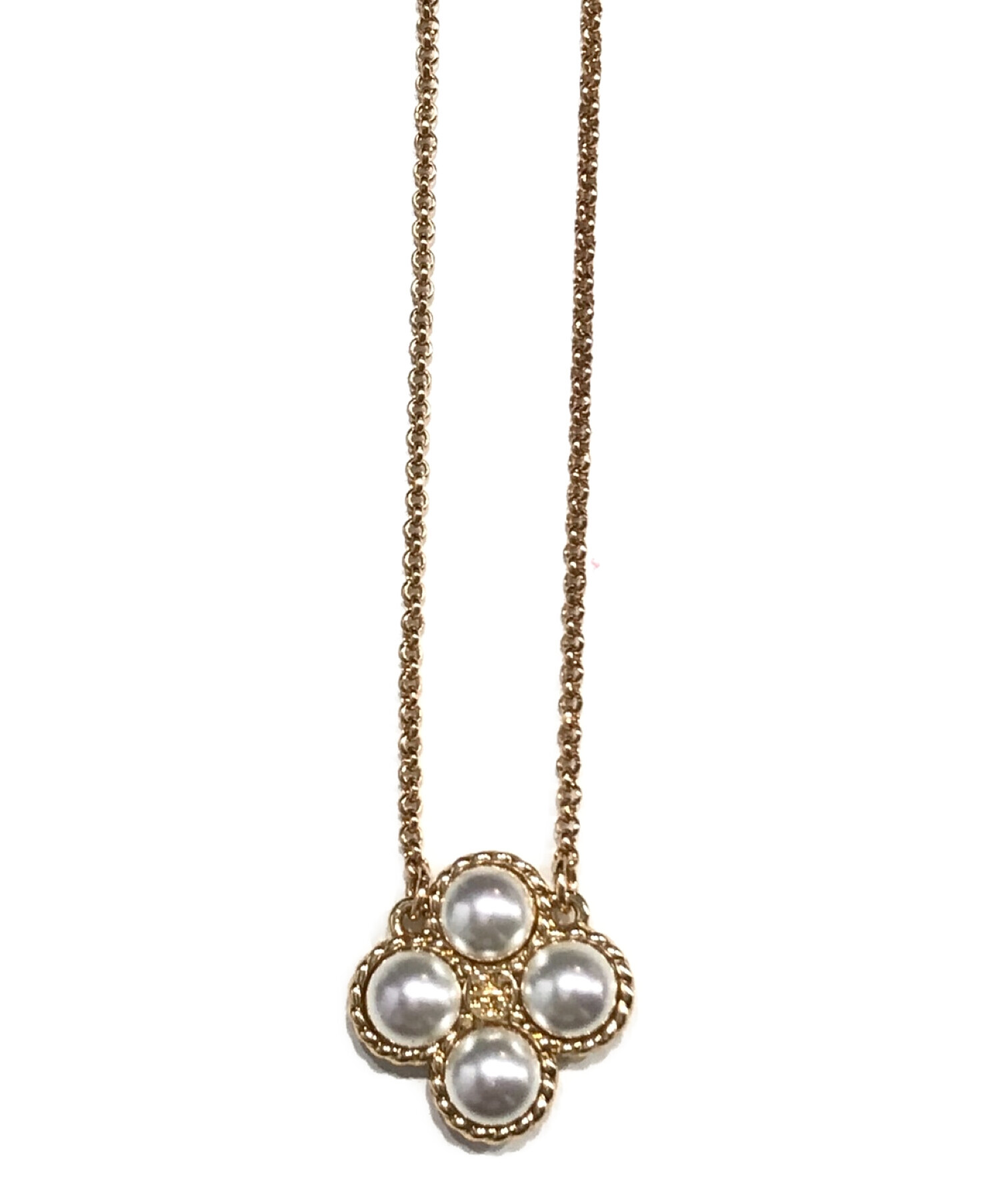 中古・古着通販】TORY BURCH (トリーバーチ) クローバーネックレス 