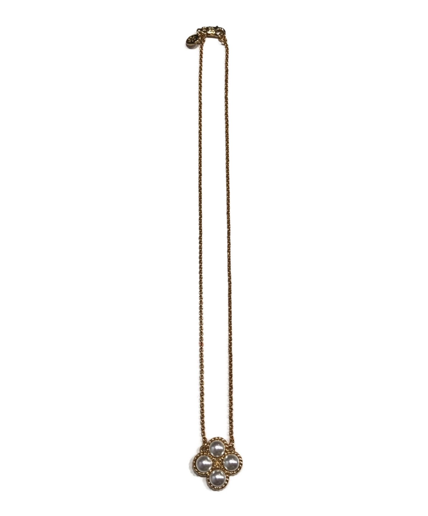 中古・古着通販】TORY BURCH (トリーバーチ) クローバーネックレス 
