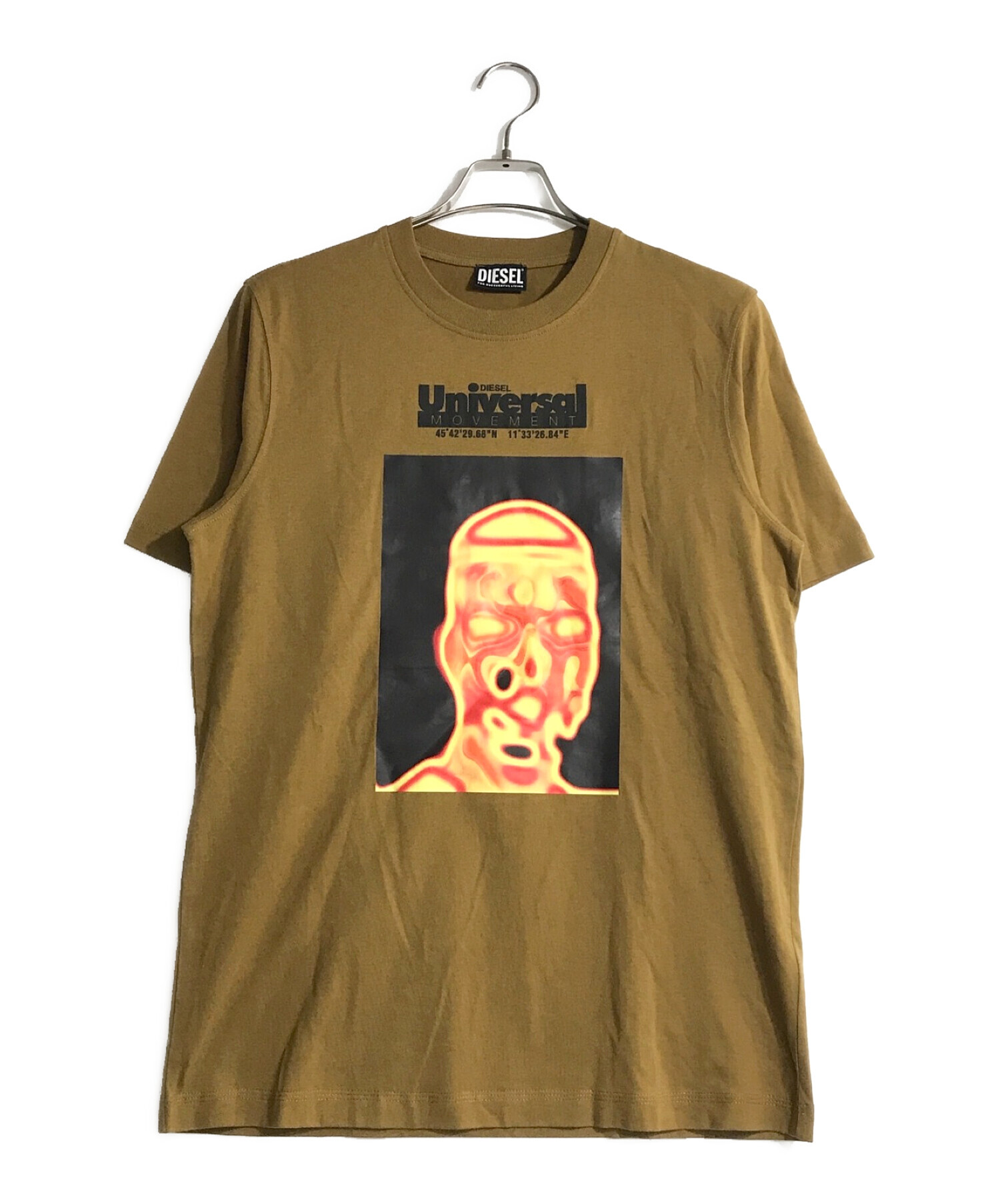 中古・古着通販】DIESEL (ディーゼル) Tシャツ ベージュ サイズ:S 