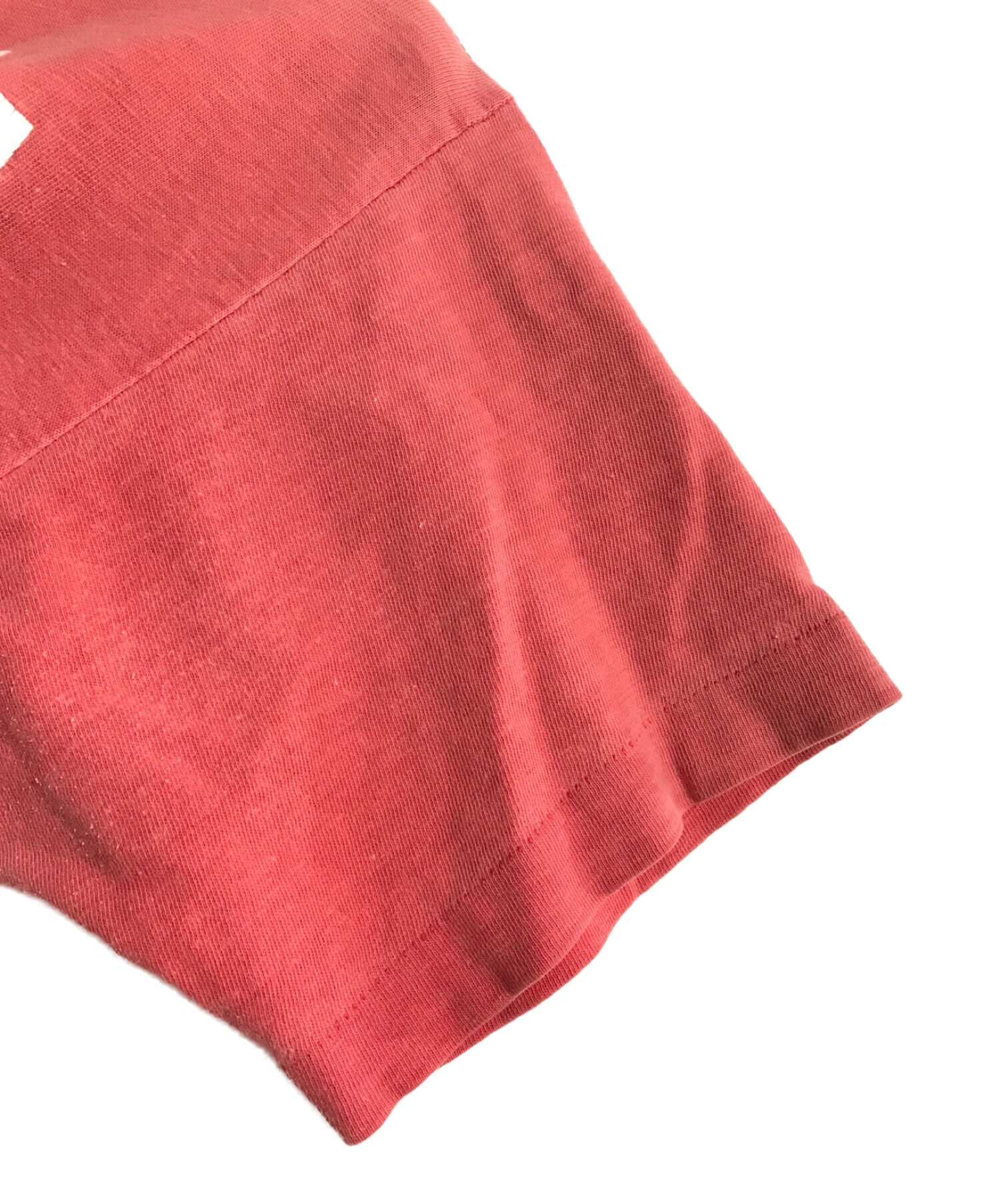 中古・古着通販】Champion (チャンピオン) 70sプリントTシャツ ピンク