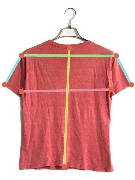 中古・古着通販】Champion (チャンピオン) 70sプリントTシャツ ピンク