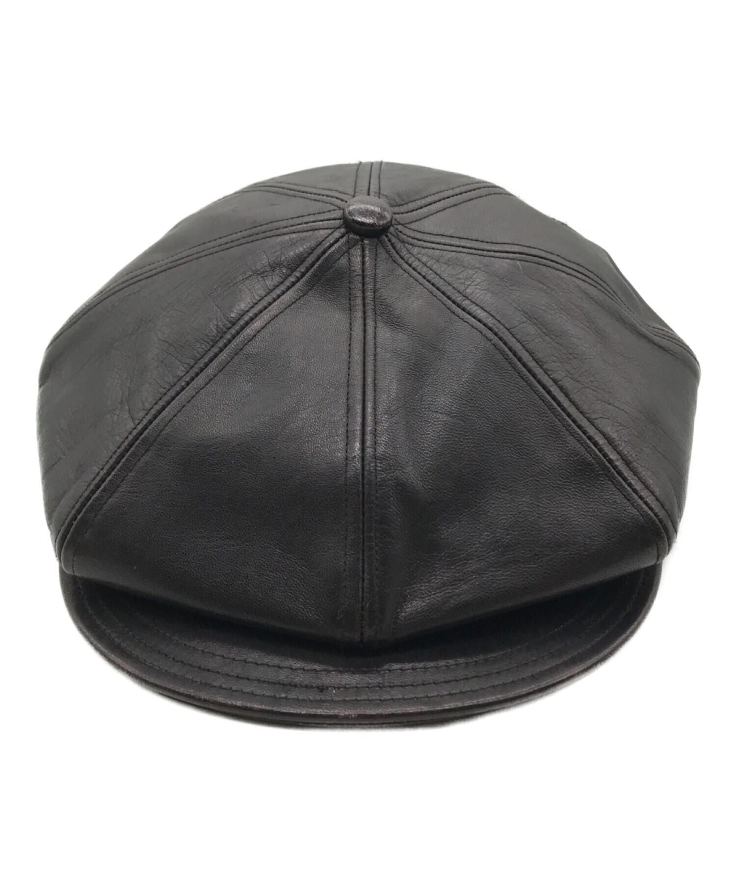 SOLARIS HATMAKERS & CO. 黒 レザーキャップ