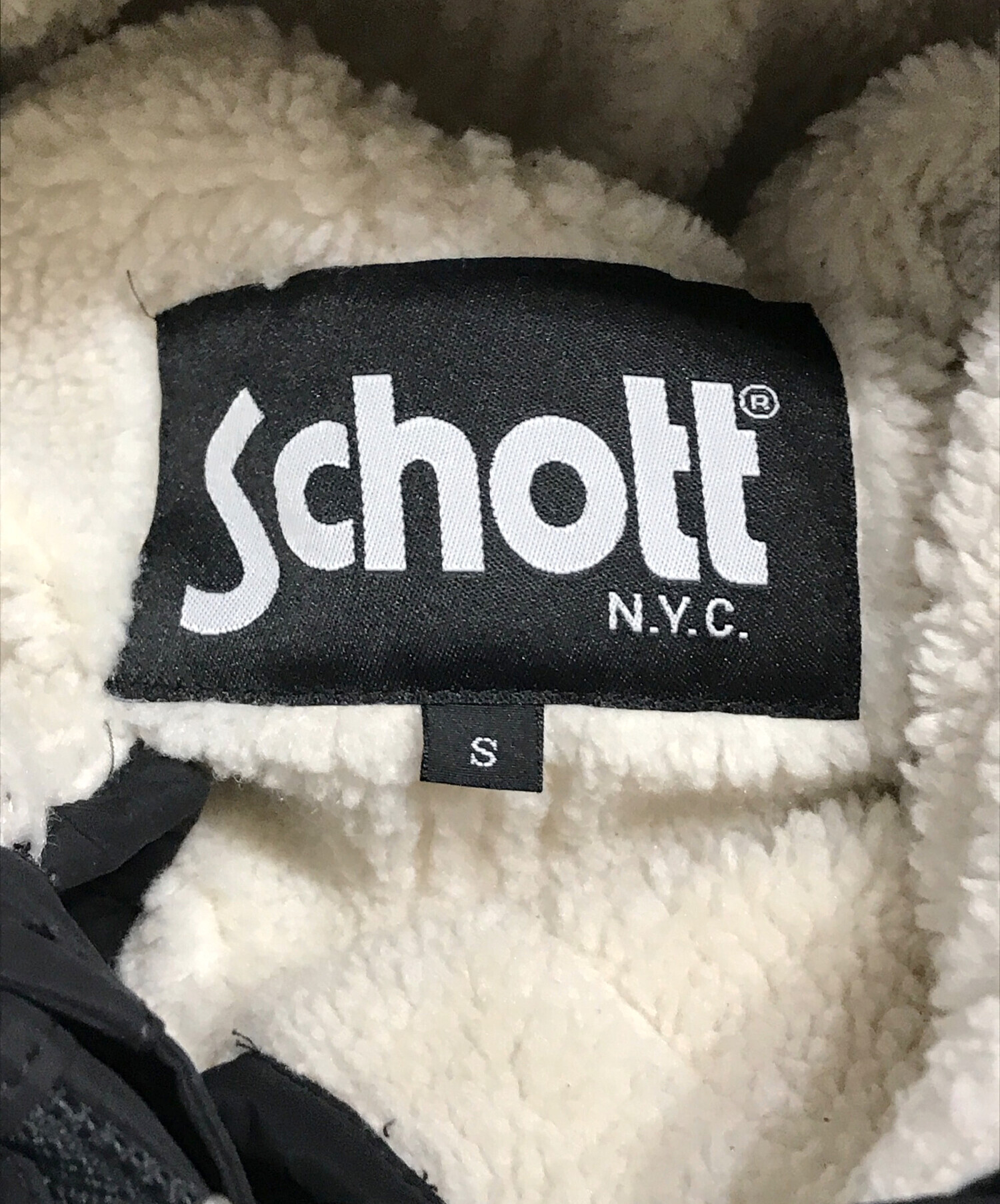 中古・古着通販】Schott (ショット) ライナー付モッズコート ブラック 