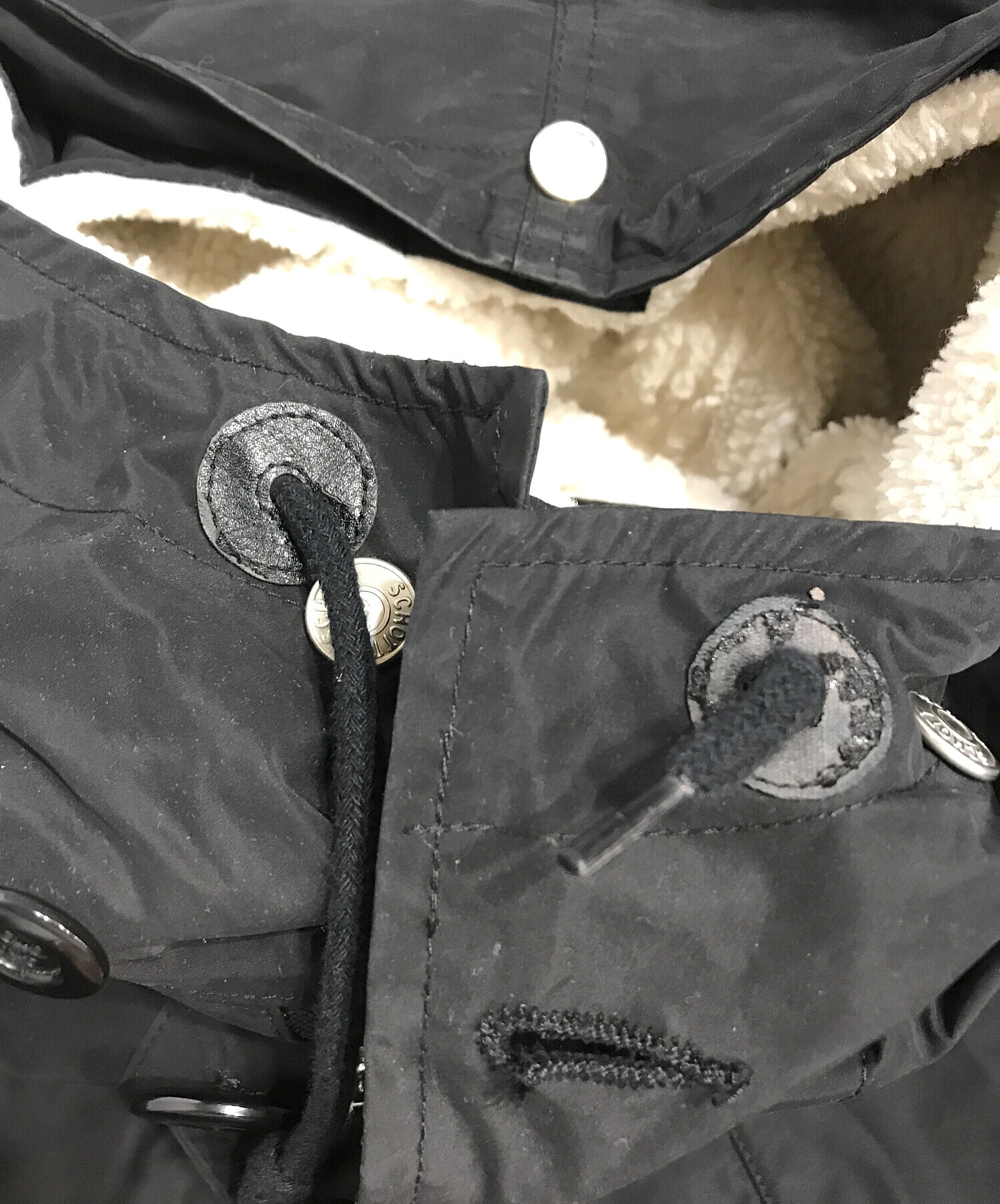 中古・古着通販】Schott (ショット) ライナー付モッズコート ブラック 