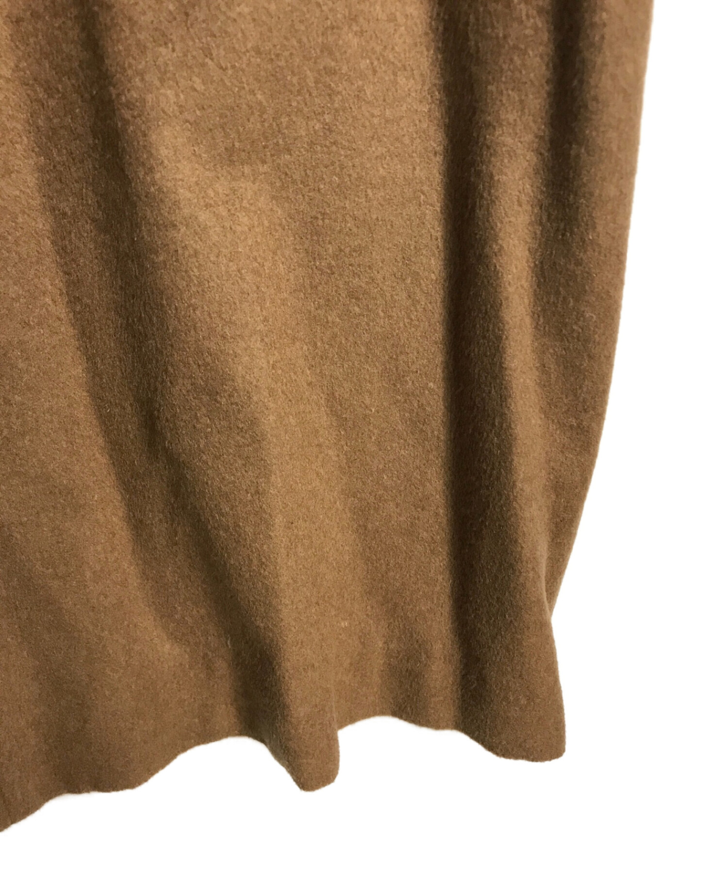 中古・古着通販】ELIN (エリン) ドットボタンダブルコート ベージュ