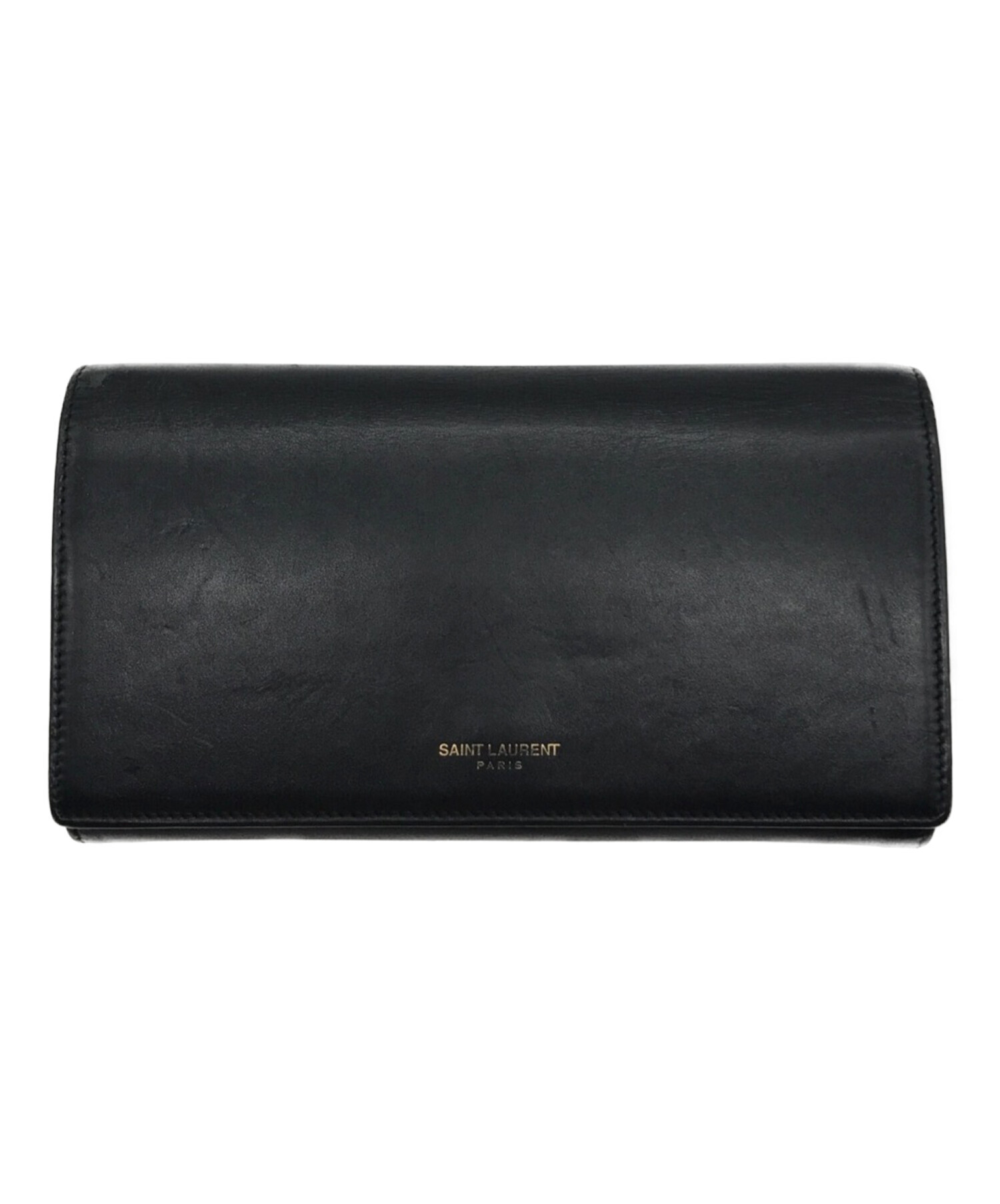 SAINT LAURENT PARIS ロングウォレット 中古・古着通販】Saint Laurent Paris (サンローランパリ