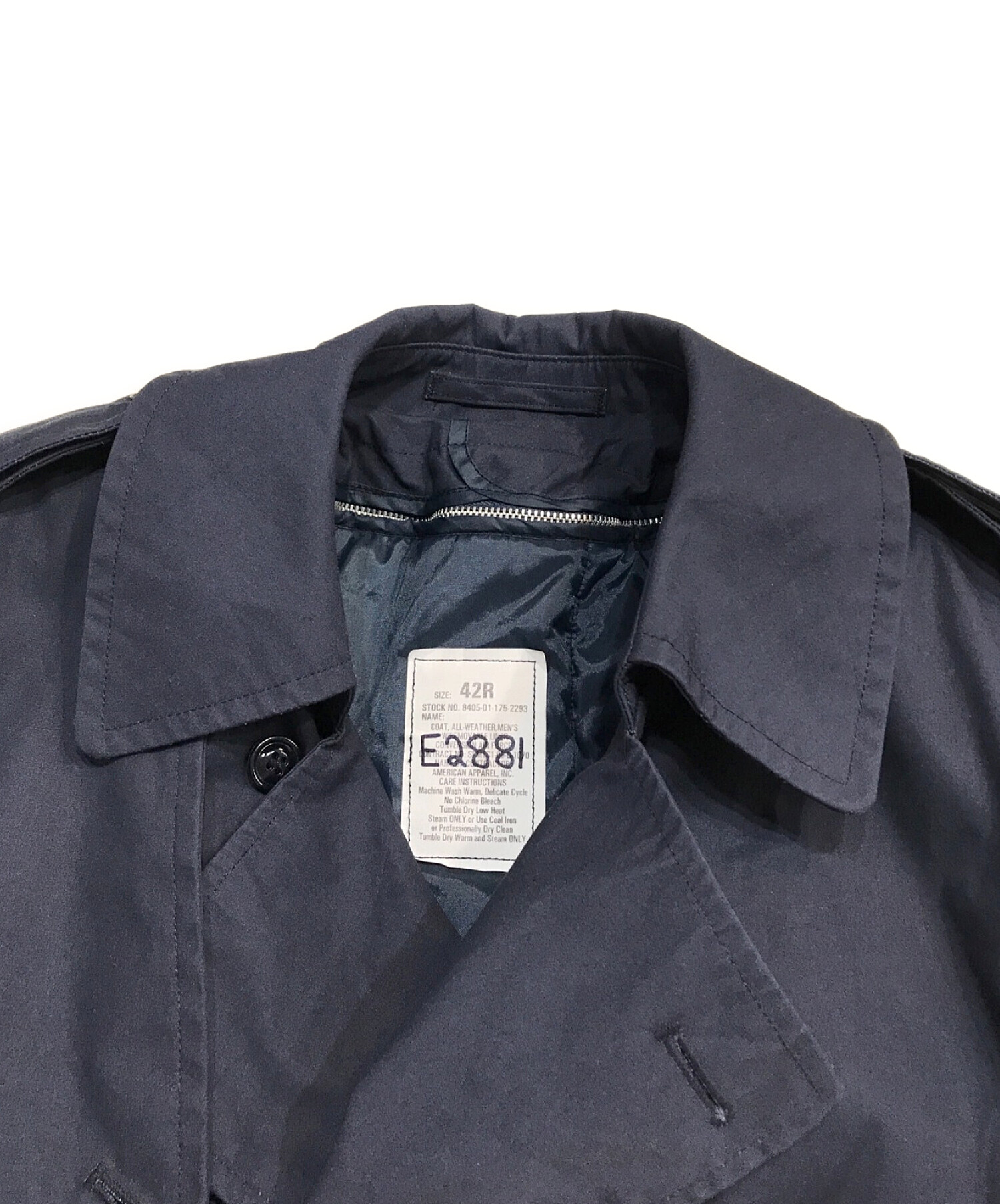 中古・古着通販】U'S NAVY (ユーエスネイビー) オールウェザーコート