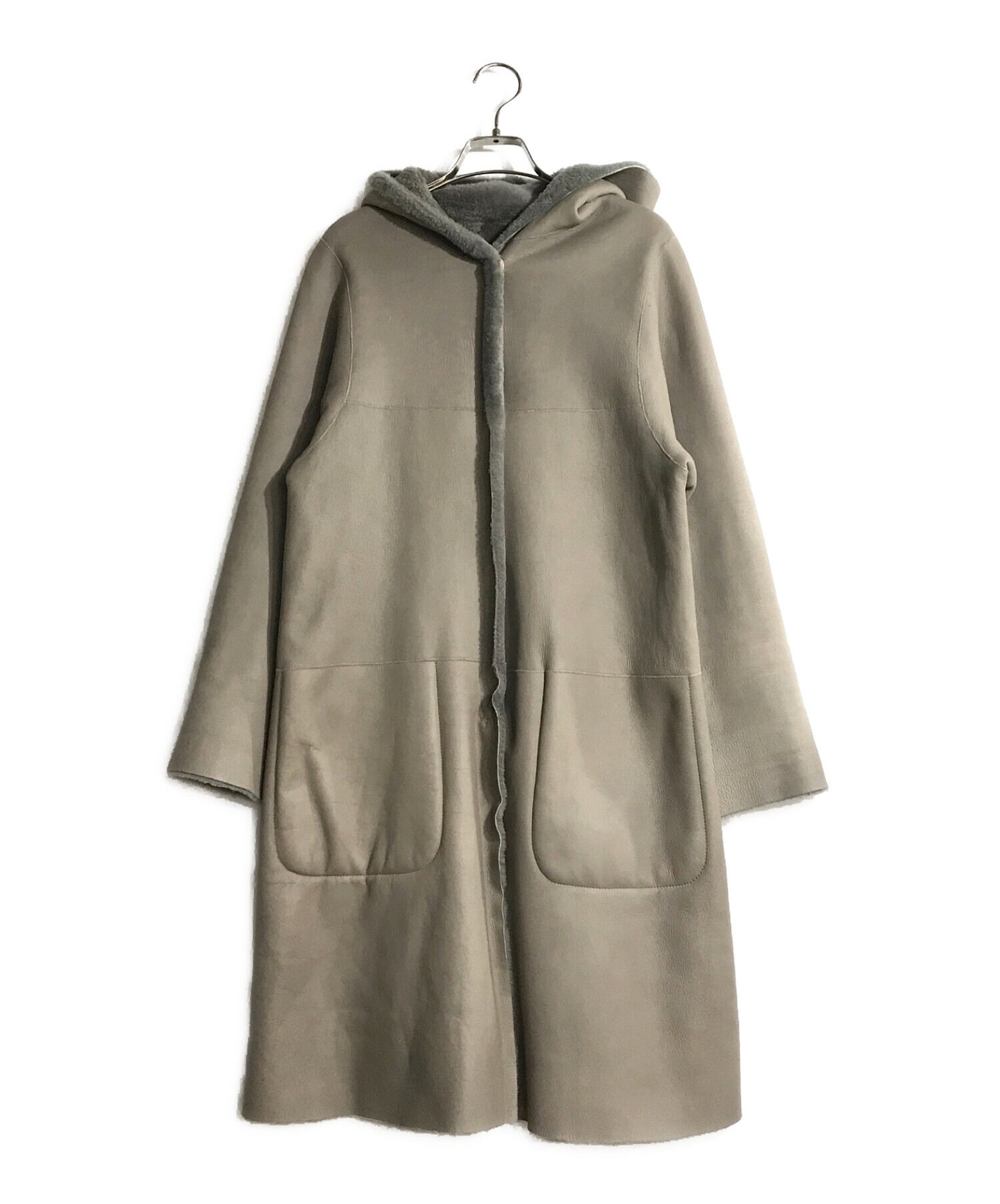 中古・古着通販】IENA (イエナ) スペインメリノ ムートンコート グレー