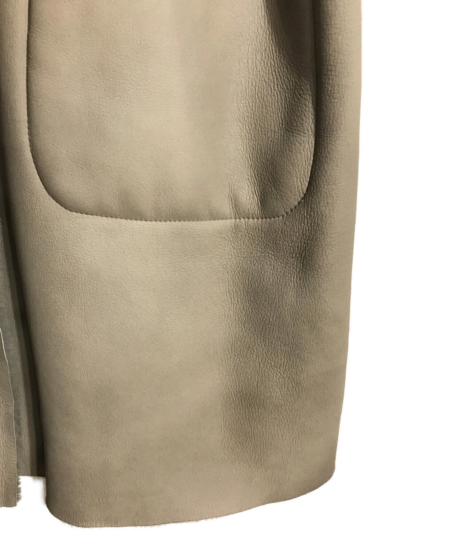 中古・古着通販】IENA (イエナ) スペインメリノ ムートンコート グレー