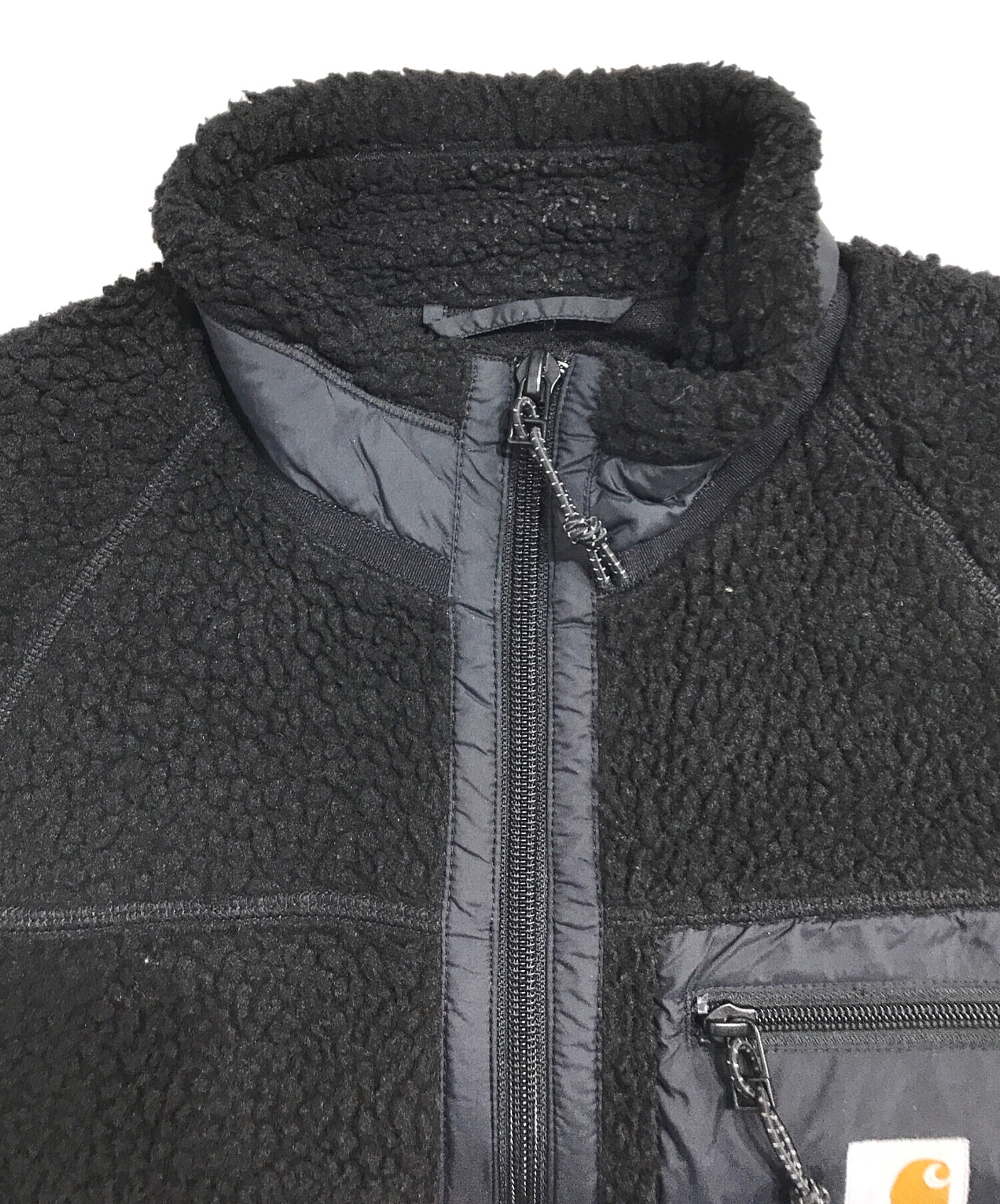 carhartt ボアベスト　ブラック 中古・古着通販】CarHartt (カーハート) ボアベスト ブラック サイズ