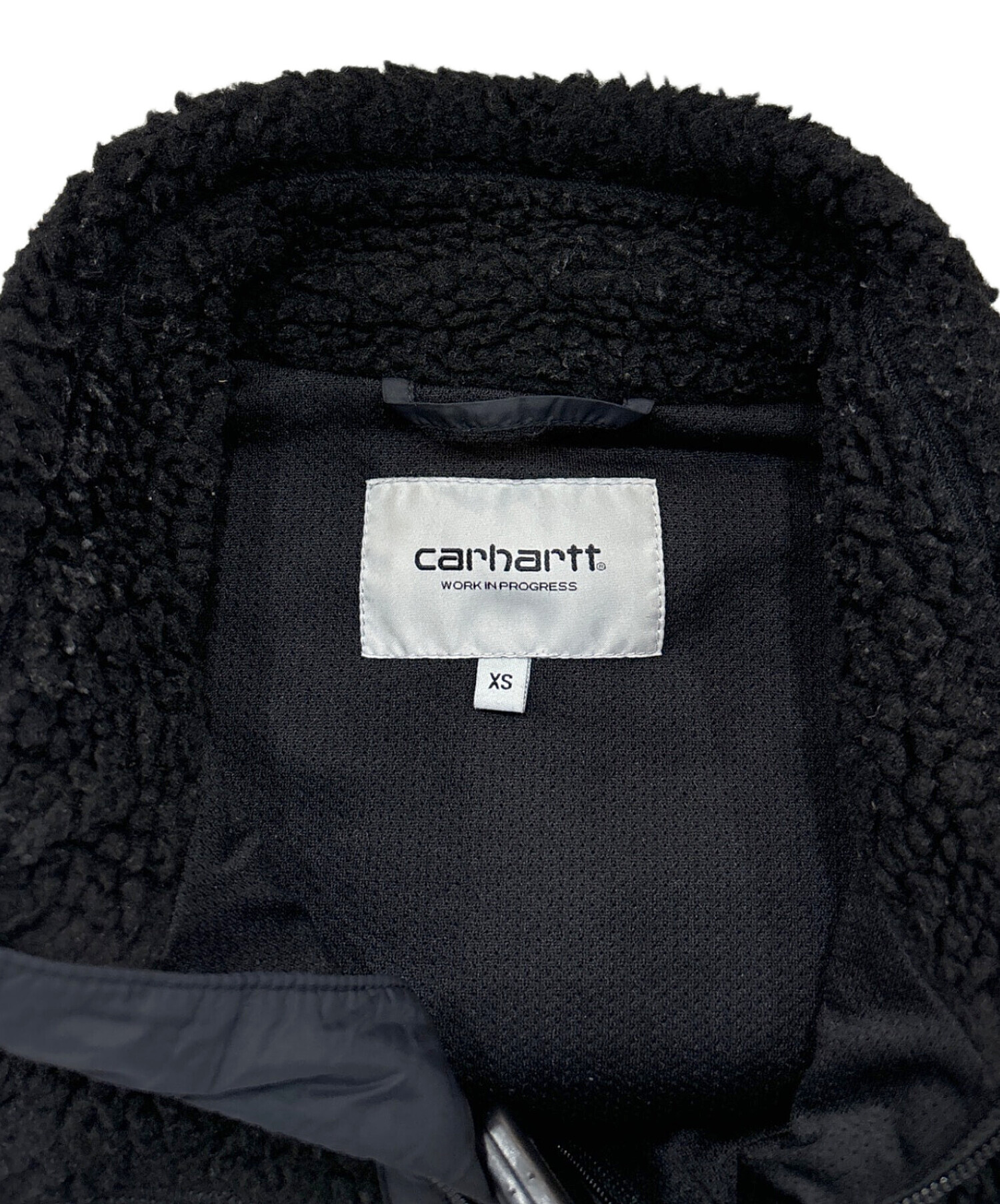 中古・古着通販】CarHartt (カーハート) ボアベスト ブラック サイズ