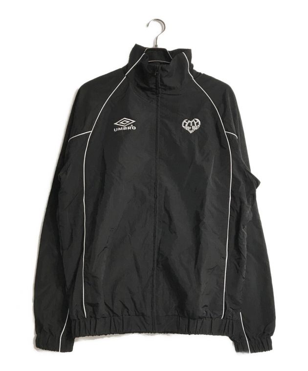 umbro ナイロンジャケット 黒 umbro（アンブロ） ナイロンジャケット × BLACK LABEL SET-UP FIELD