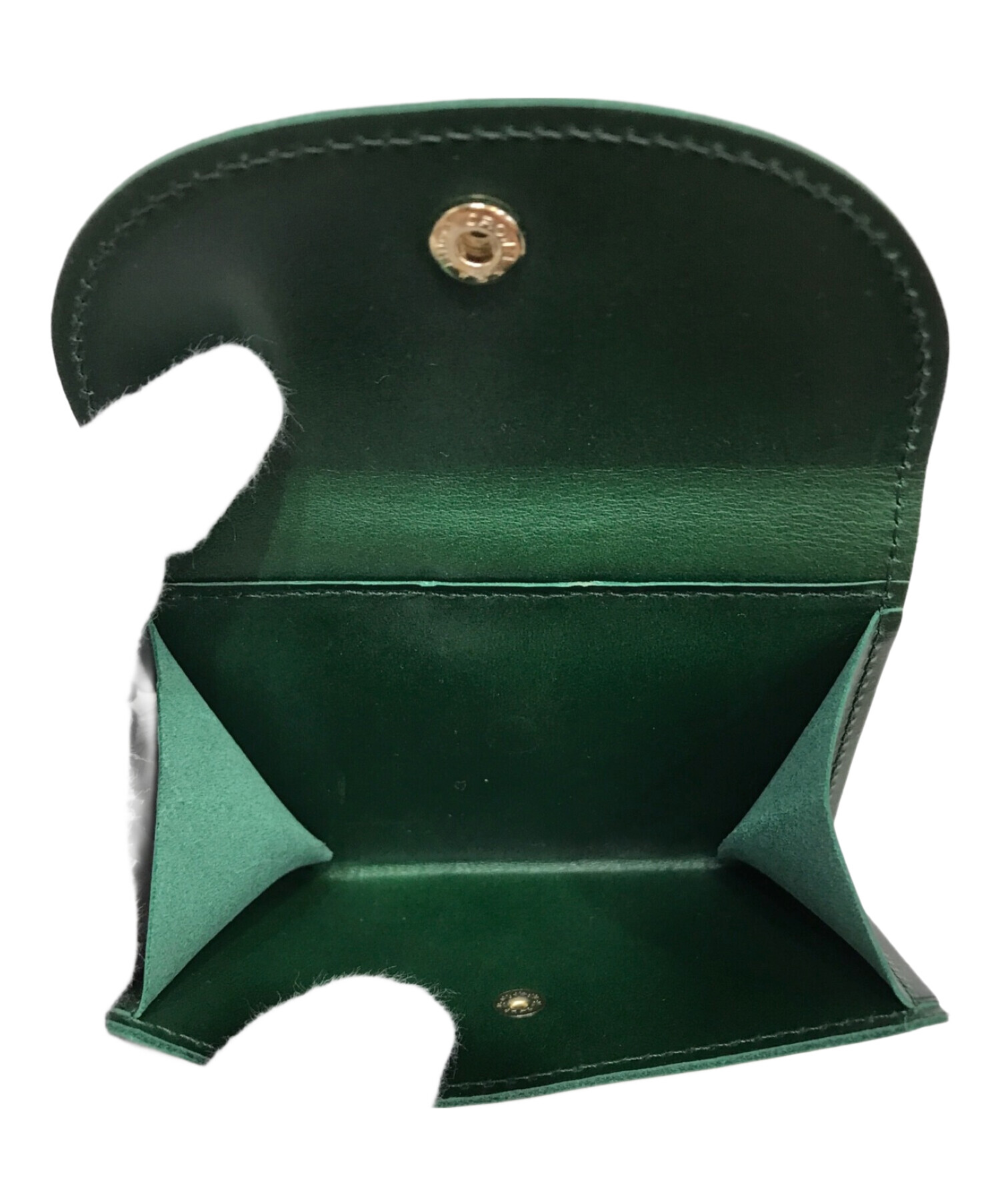 カオヨリナカミ 財布 グリーン