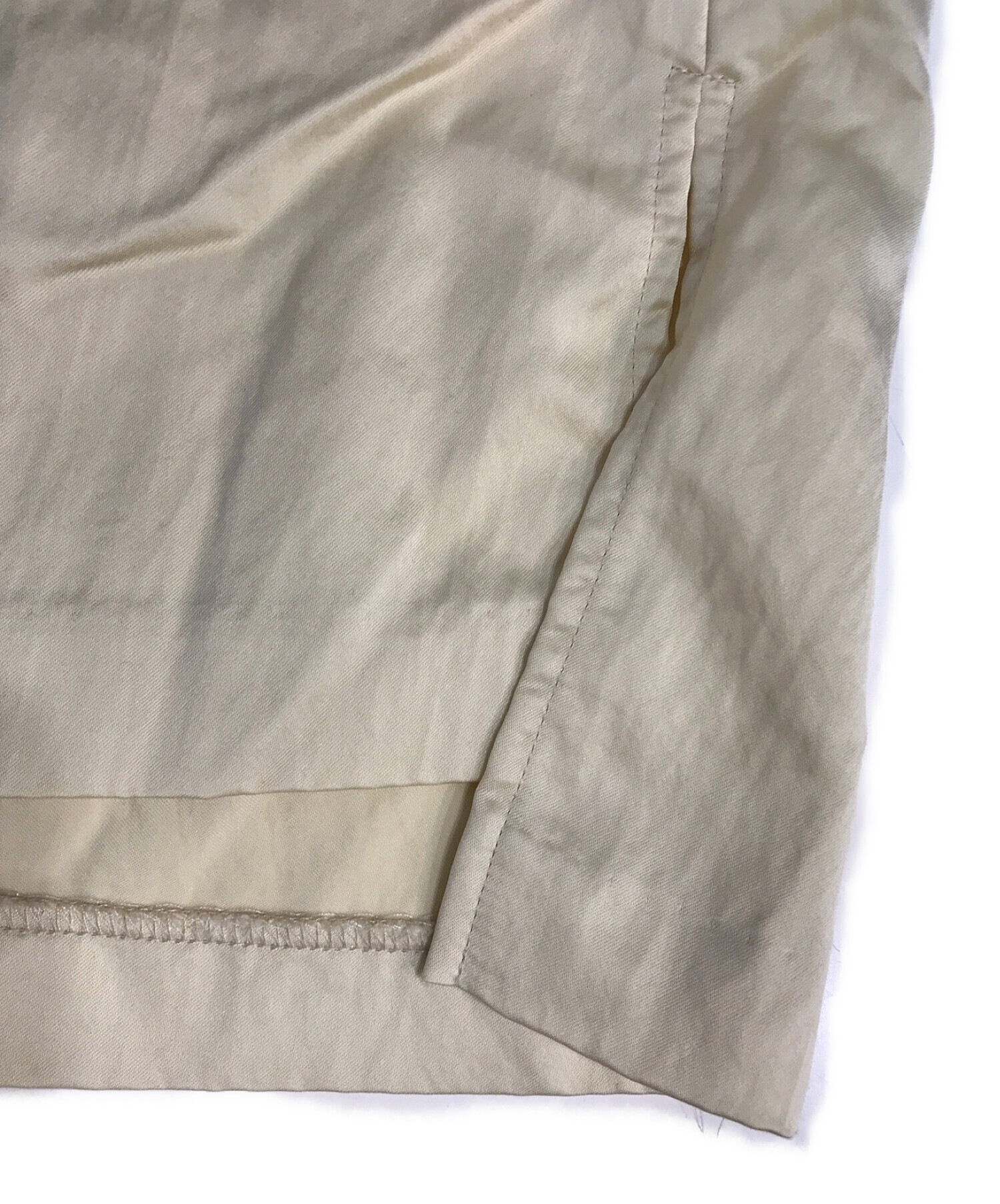 中古・古着通販】re NAVE (リ ネイヴ) グロスサテンブラウス イエロー 