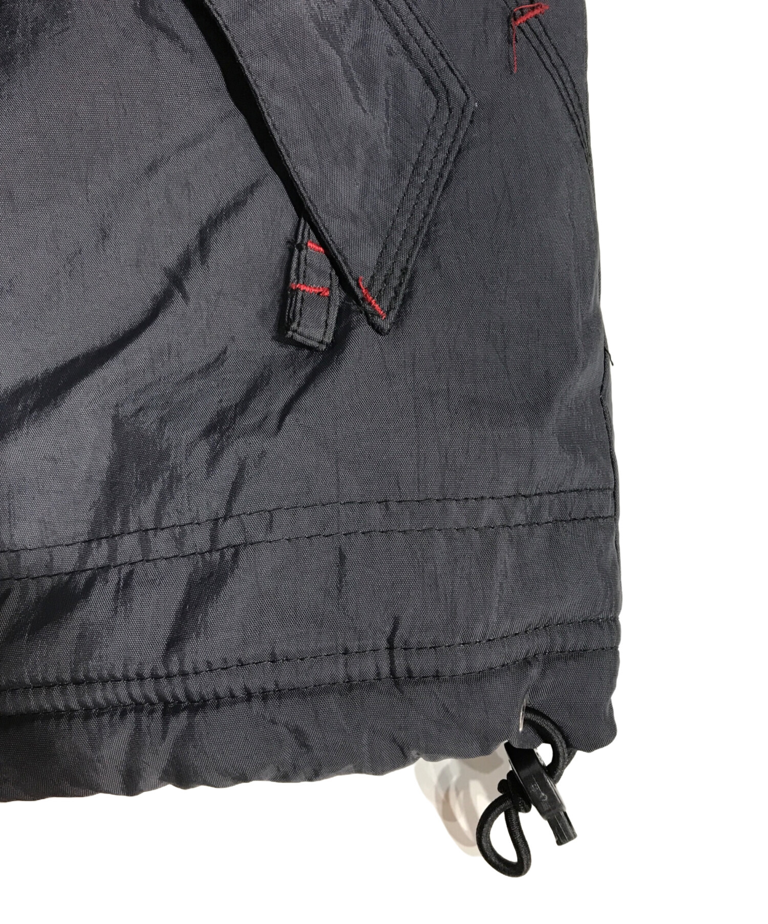 古着 NIKE ナイキ ベンチコート M ビックロゴ デカロゴ 裏ボア ロングコート ダブルジップ サッカー フットサル スポーツ観戦 NIKE ナイキ ベンチコート M 黒 古着 刺繍ロゴ ジャケット コート