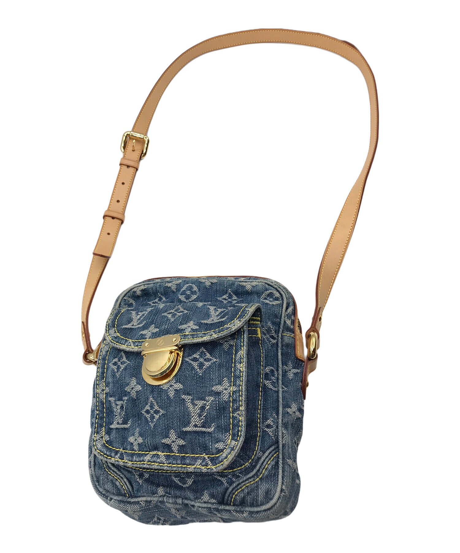 レア☆希少☆ルイヴィトン　モノグラム　デニム　カメラショルダーバック最終価格 中古・古着通販】LOUIS VUITTON (ルイ ヴィトン) モノグラムデニム