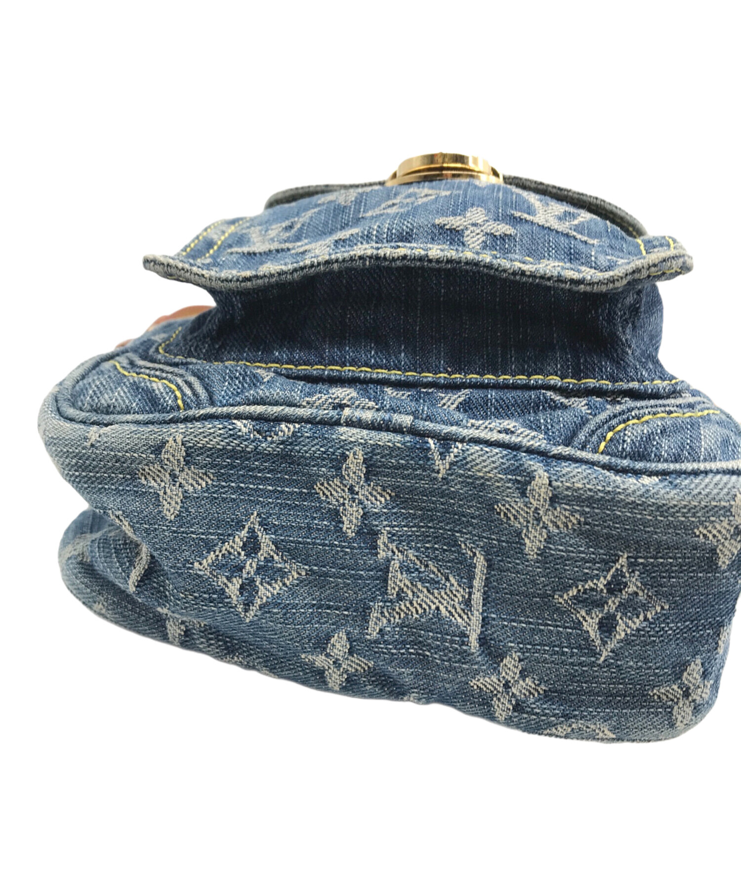 値下げしました！ルイヴィトン デニム カメラバッグ ポシェット 中古・古着通販】LOUIS VUITTON (ルイ ヴィトン) モノグラムデニム