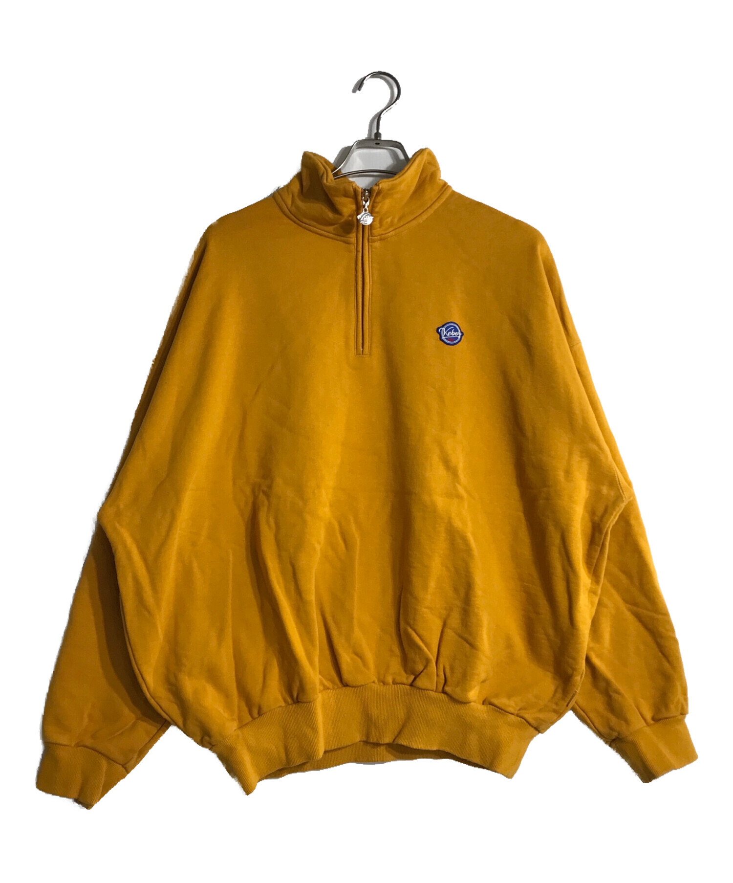 中古・古着通販】KEBOZ (ケボズ) BB SMALL WAPPEN SWEAT HALF ZIP