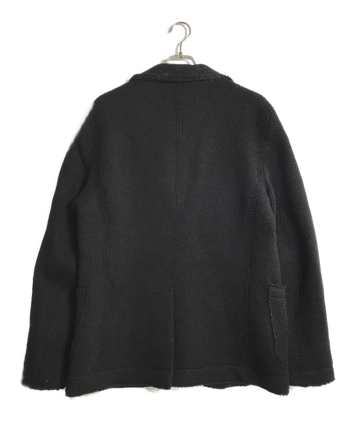 中古・古着通販】HYDROGEN (ハイドロゲン) ニットジャケット ブラック