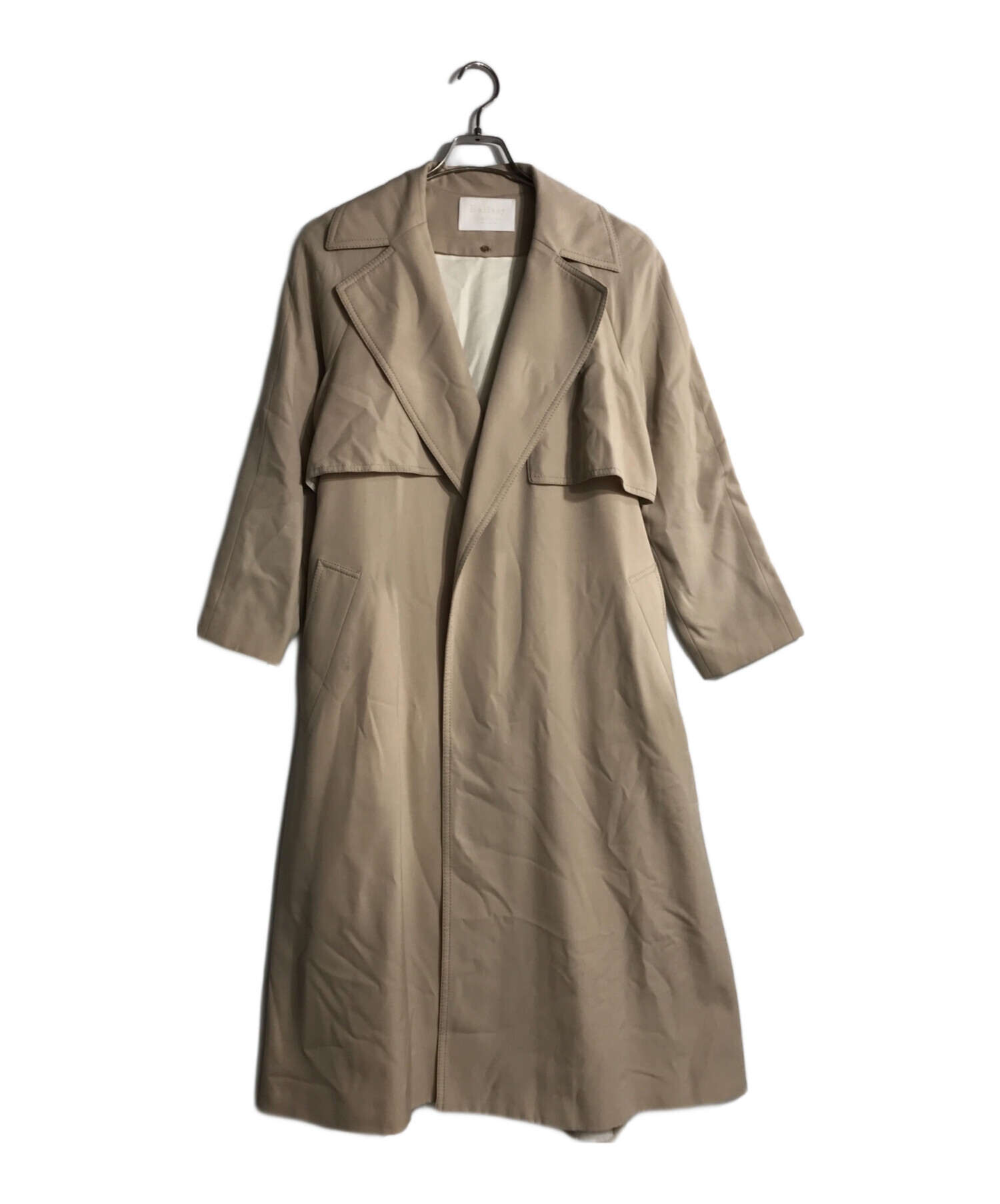 トゥモローランド Ballseyウールギャバジン ガウンコート TOMORROWLAND