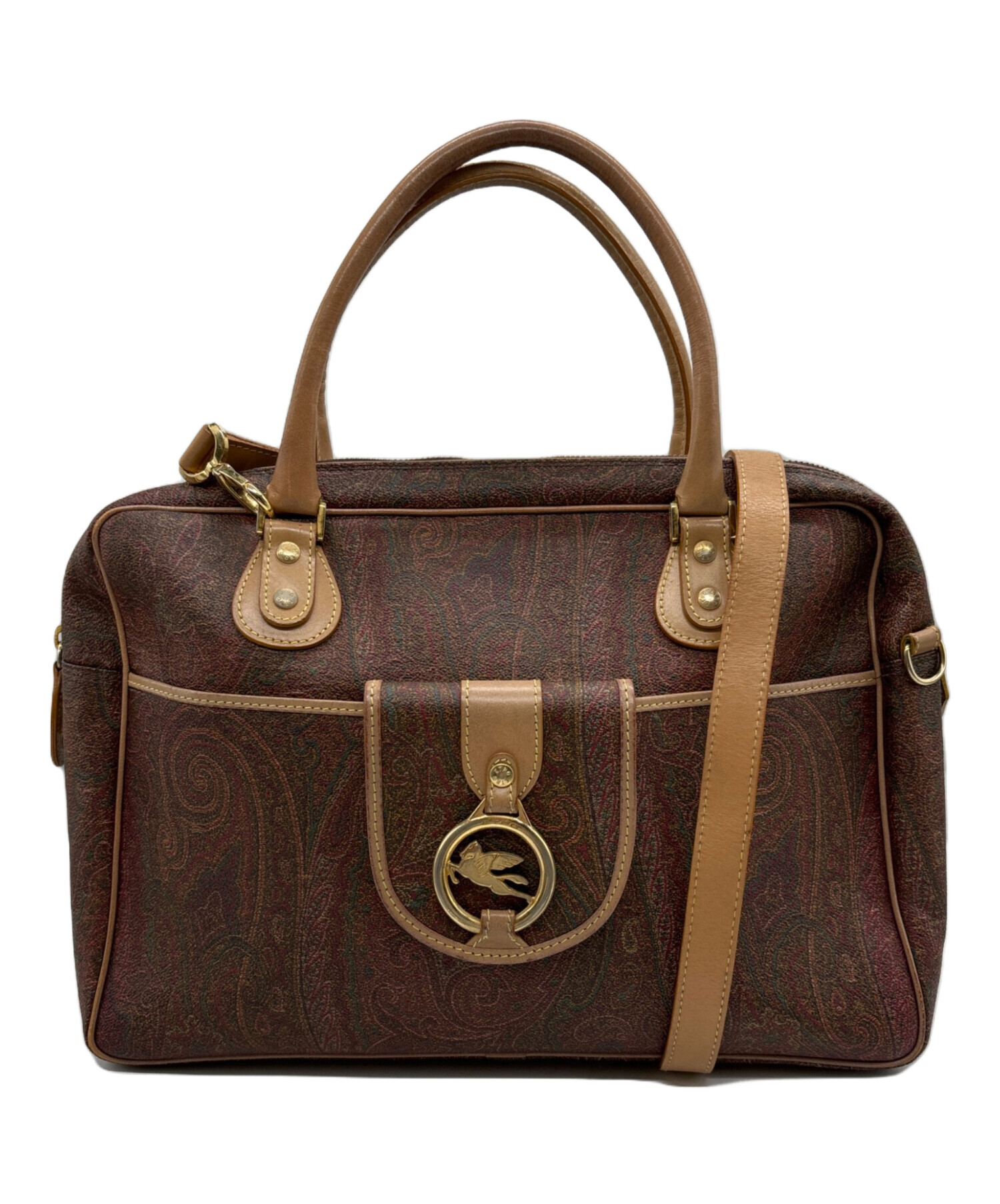 中古・古着通販】ETRO (エトロ) ペイズリー柄2WAYショルダーバッグ 