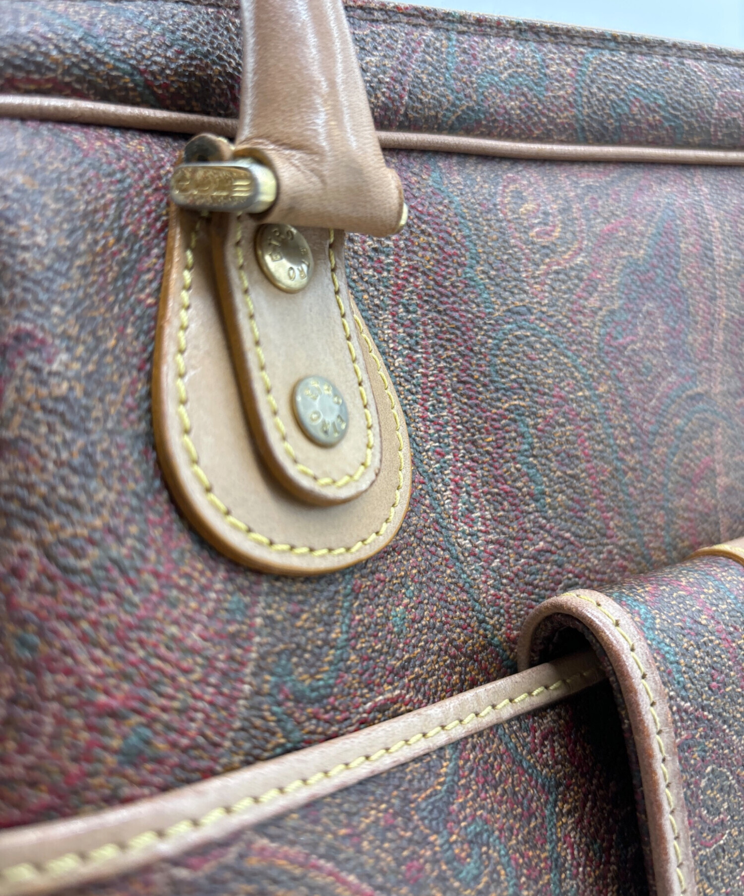 中古・古着通販】ETRO (エトロ) ペイズリー柄2WAYショルダーバッグ 