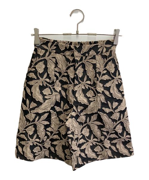パンツ louren / flower jacquard half pants 中古・古着通販】louren (ローレン) flower jacquard half pants