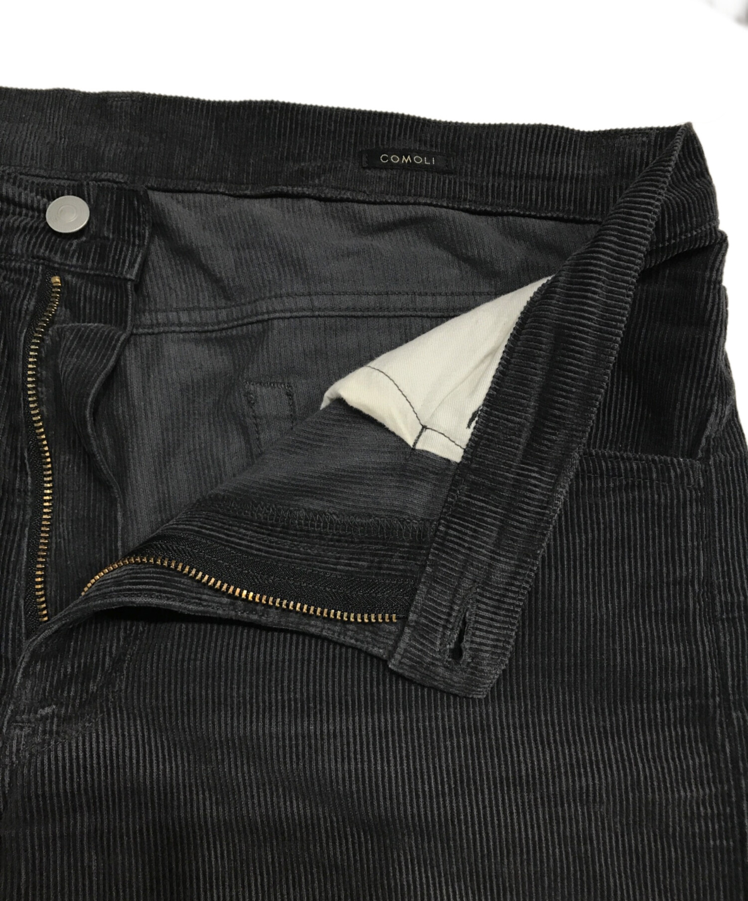 中古・古着通販】COMOLI (コモリ) コーデュロイ 5Pパンツ グレー