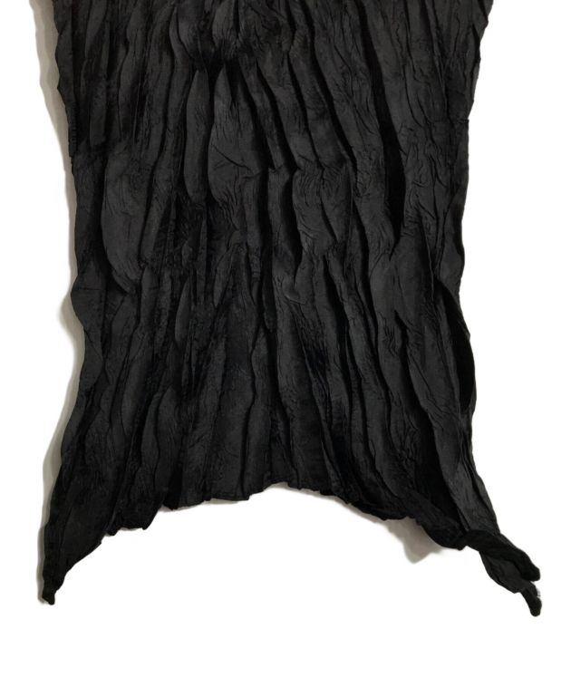 【新品タグ付き】PLEATS PLEASE 定番 トップス 黒 サイズ3 美品イッセイミヤケPLEATS PLEASE ブラックプリーツトップスサイズ3