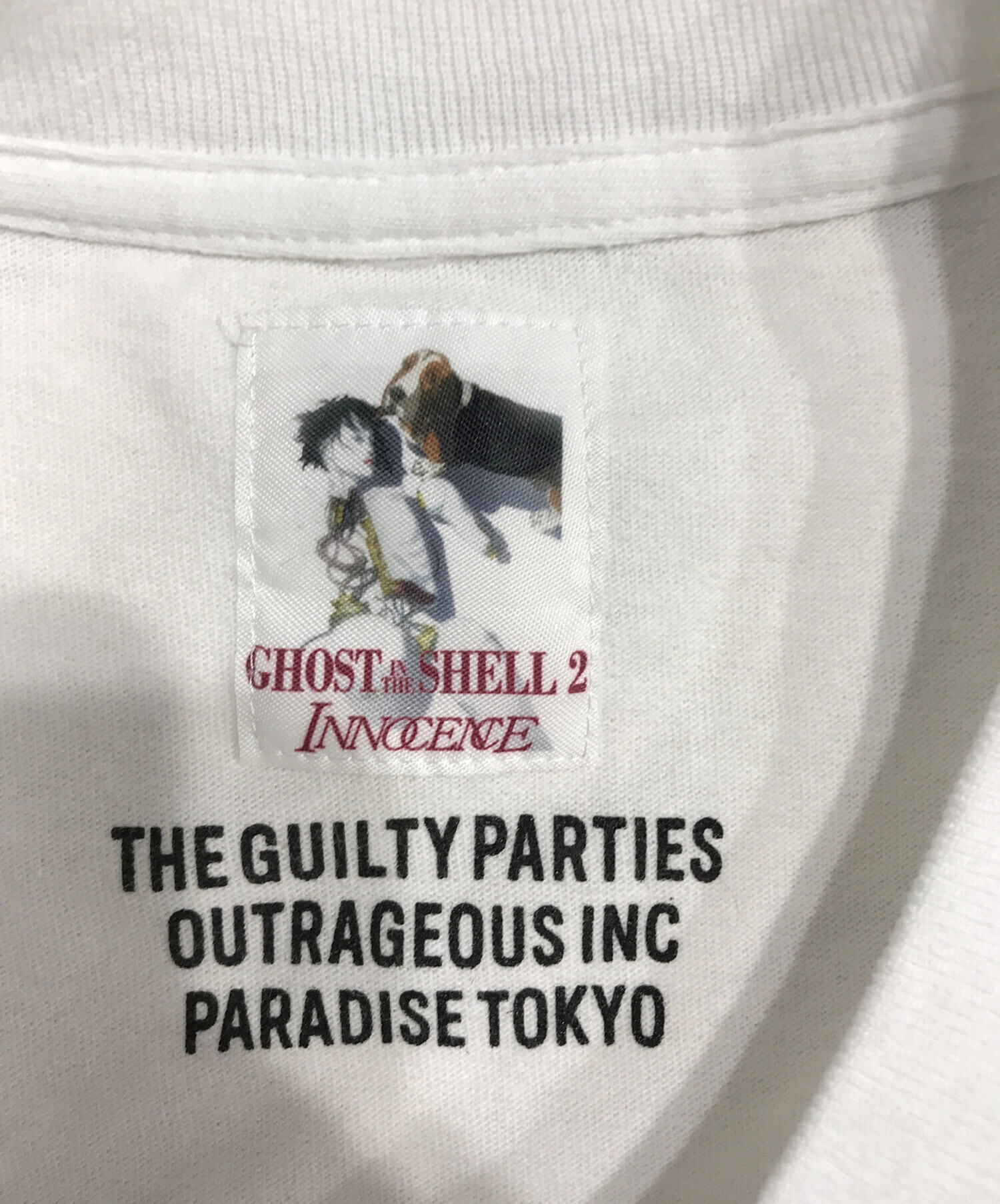 WACKO MARIA (ワコマリア) ghost in the shell/攻殻機動隊 プリントTシャツ ホワイト サイズ:L