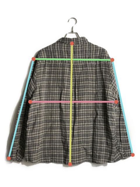中古・古着通販】echeveria (エケベリア) Linenwool shirts グレー 