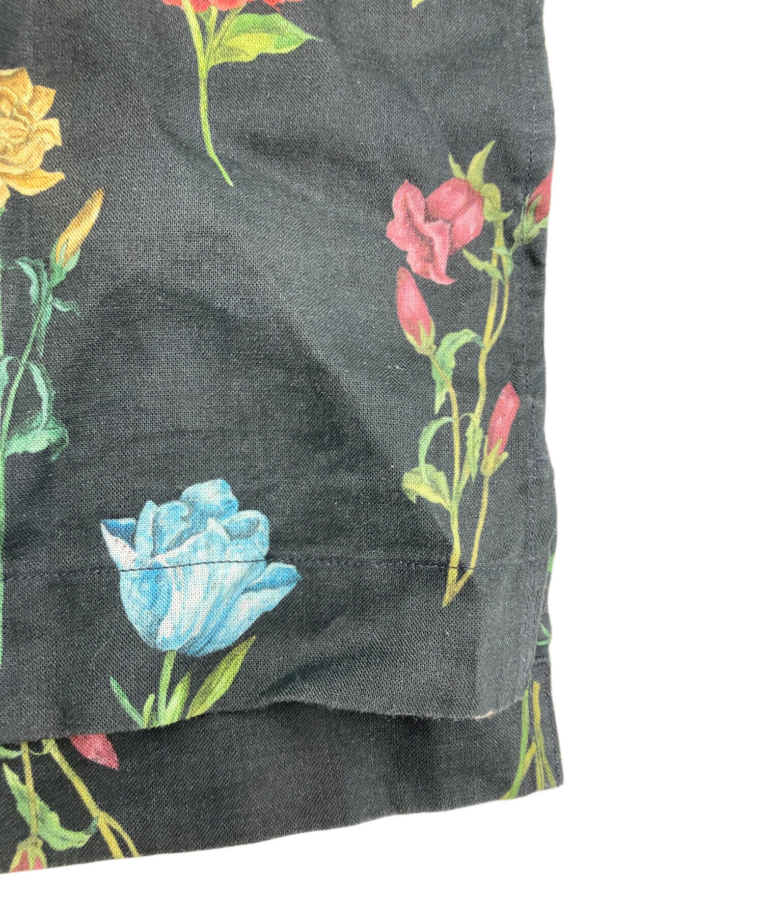 中古・古着通販】Paul Smith (ポールスミス) 花柄リネンオープンカラー