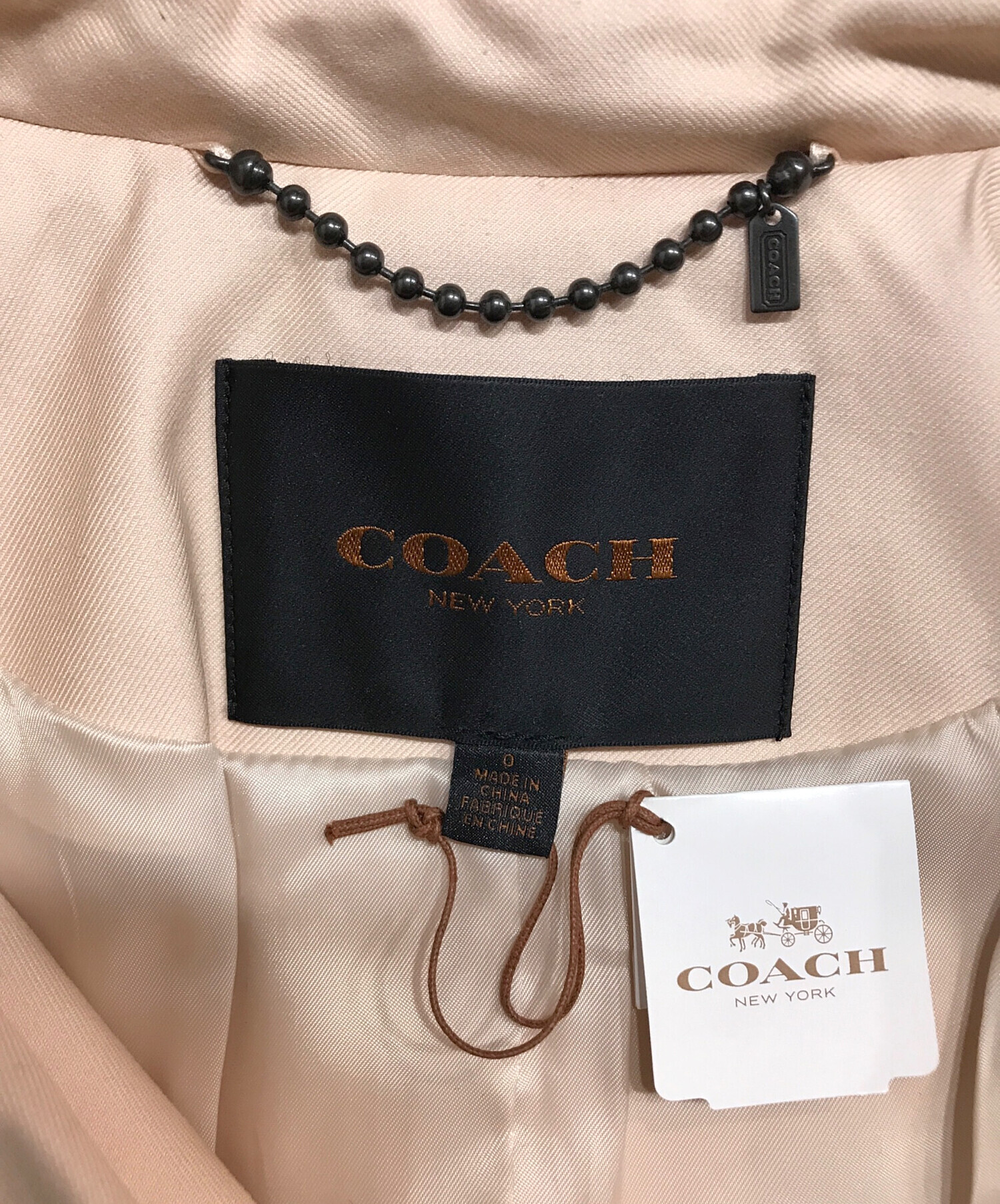 中古・古着通販】COACH (コーチ) トレンチコート ベージュ 未使用品